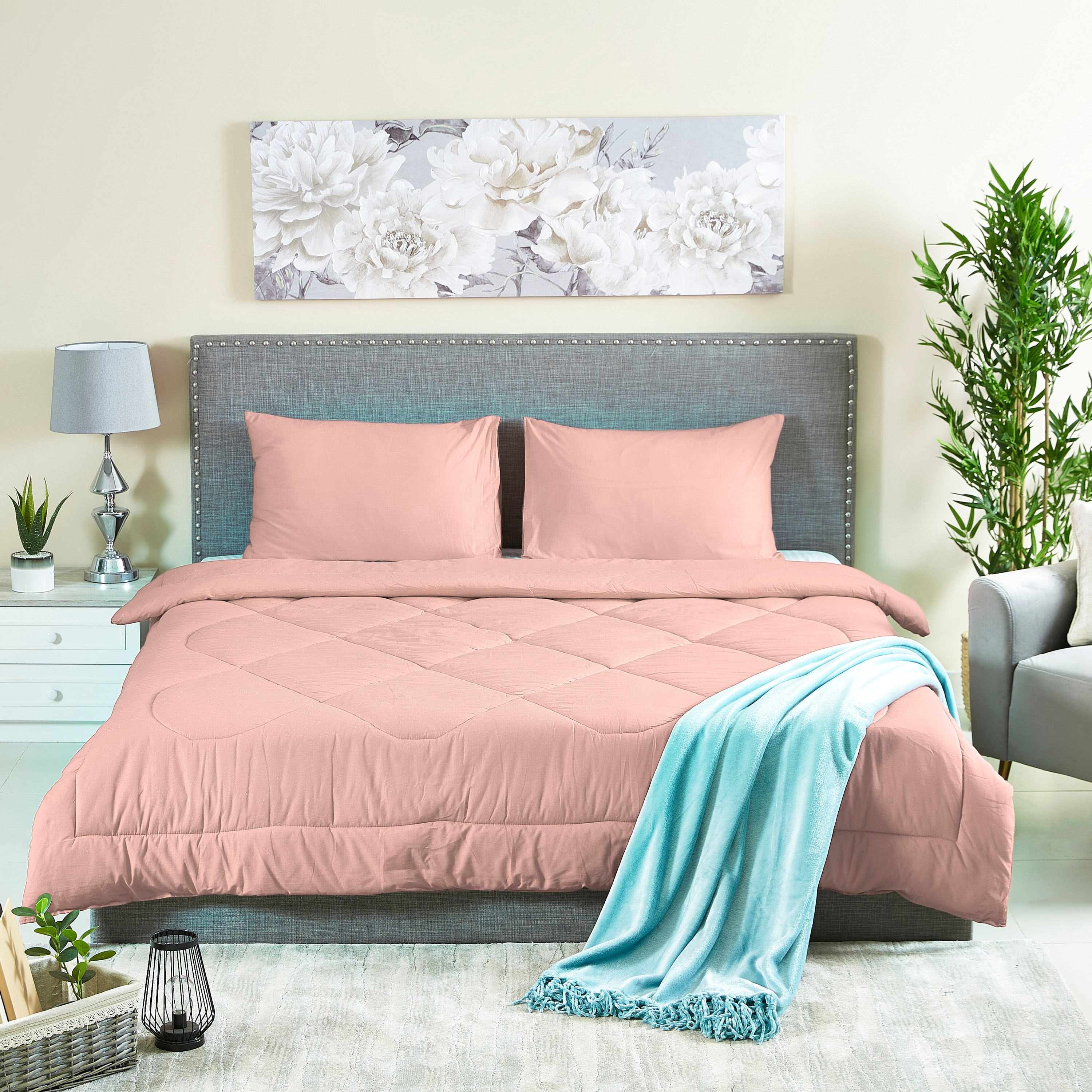 طقم لحاف كوين قطن سادة 3 قطع من ويلينجتون - 200x240 سم-PROMO_HB_AE_B1G1_250925-image-7