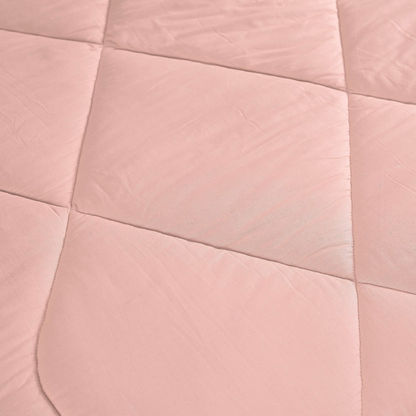 Wellington Solid Cotton 3-Piece Super King Comforter Set - 240x240 cm-Comforter Sets-image-3