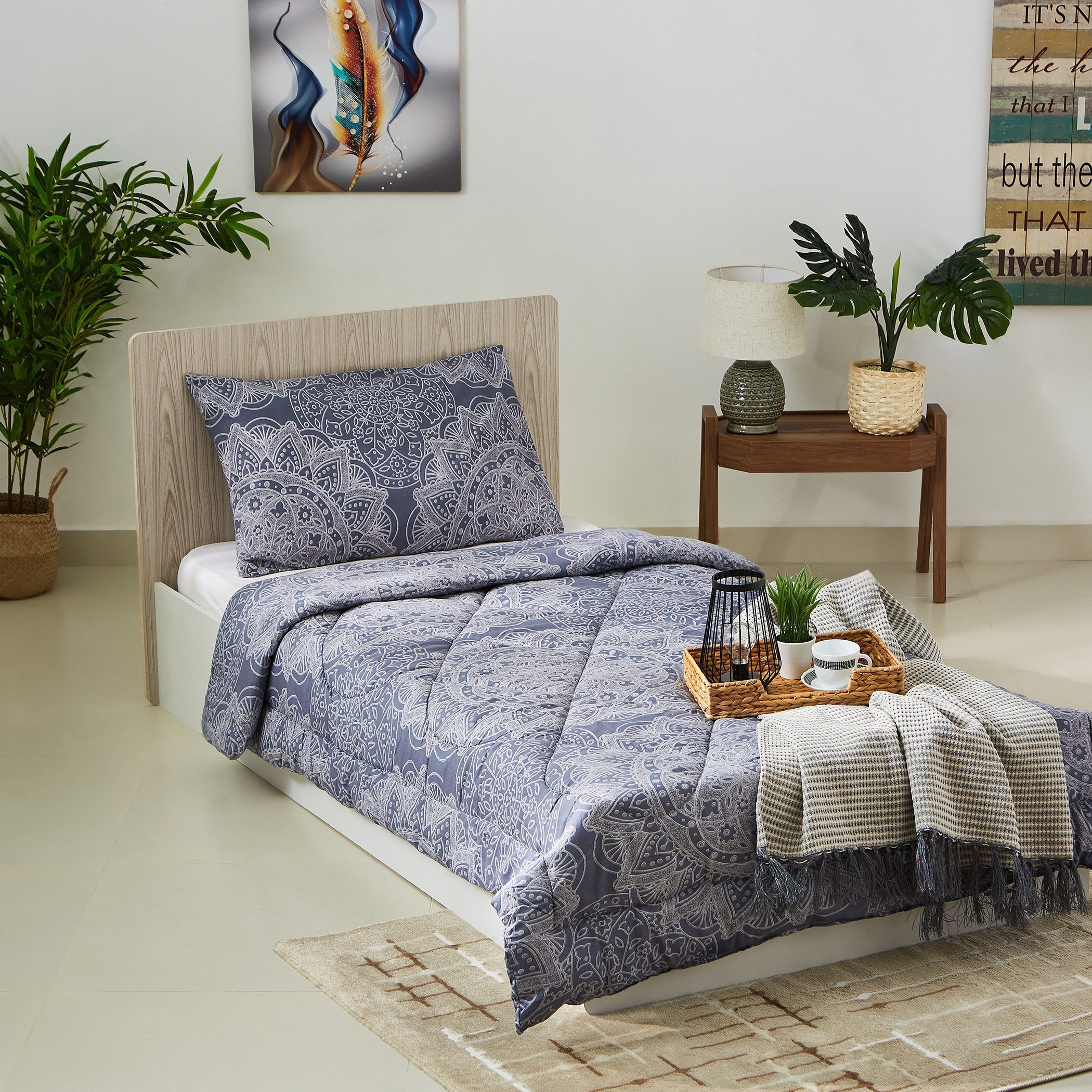 طقم لحاف فردي قطني قطعتين من ميداليون - 135x220 سم-PROMO_HB_AE_B1G1_250925-image-5