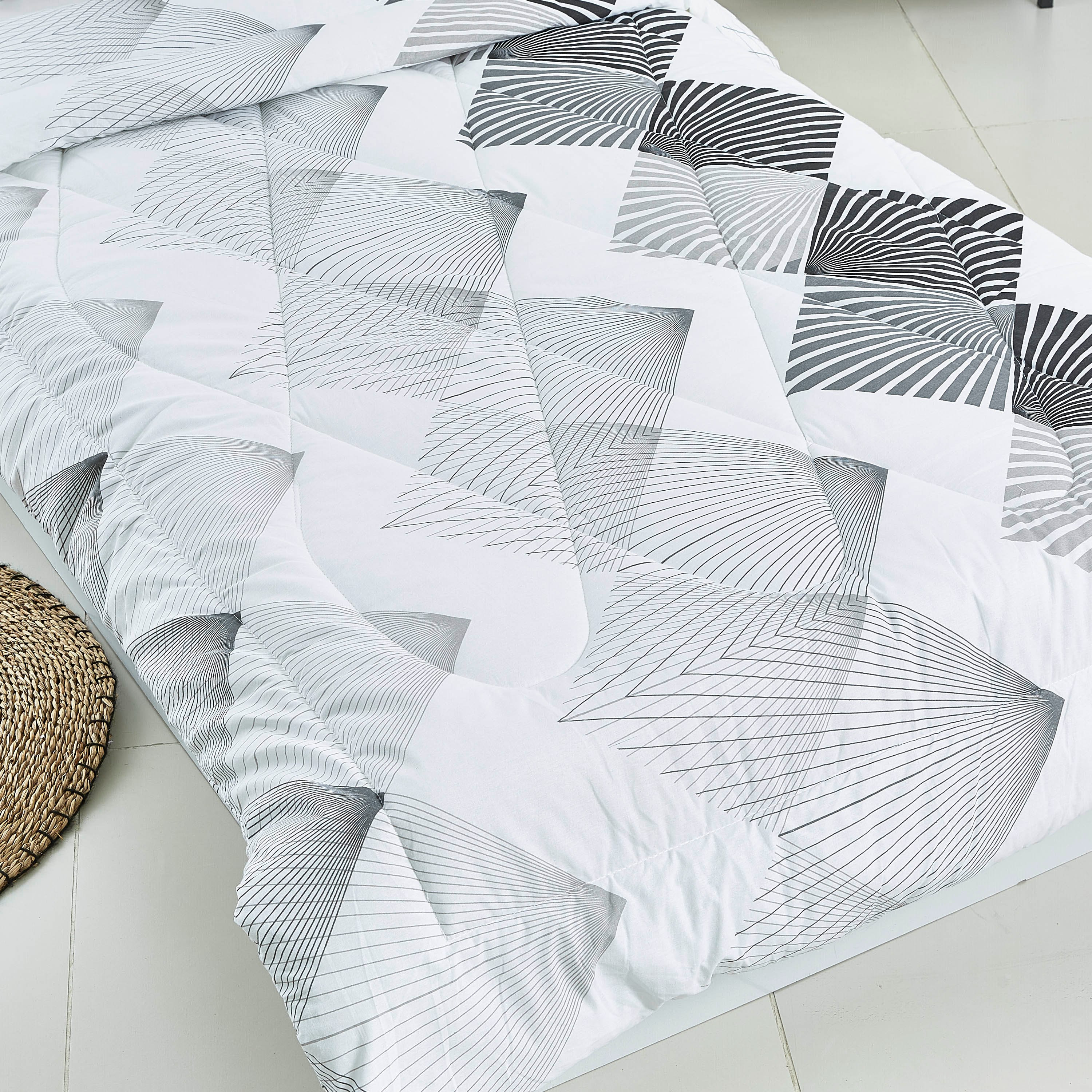 طقم لحاف فردي قطن قطعتين بطبعات - 135x220 سم - صان رايز-hbxhomeware-hbxdecorandfurnishings-image-2