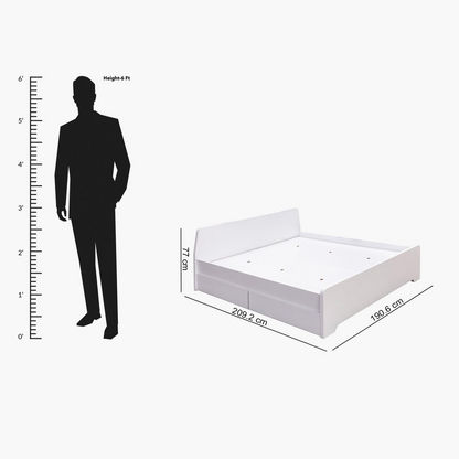 سرير مقاس كينج من أسكيم - 180x200  سم