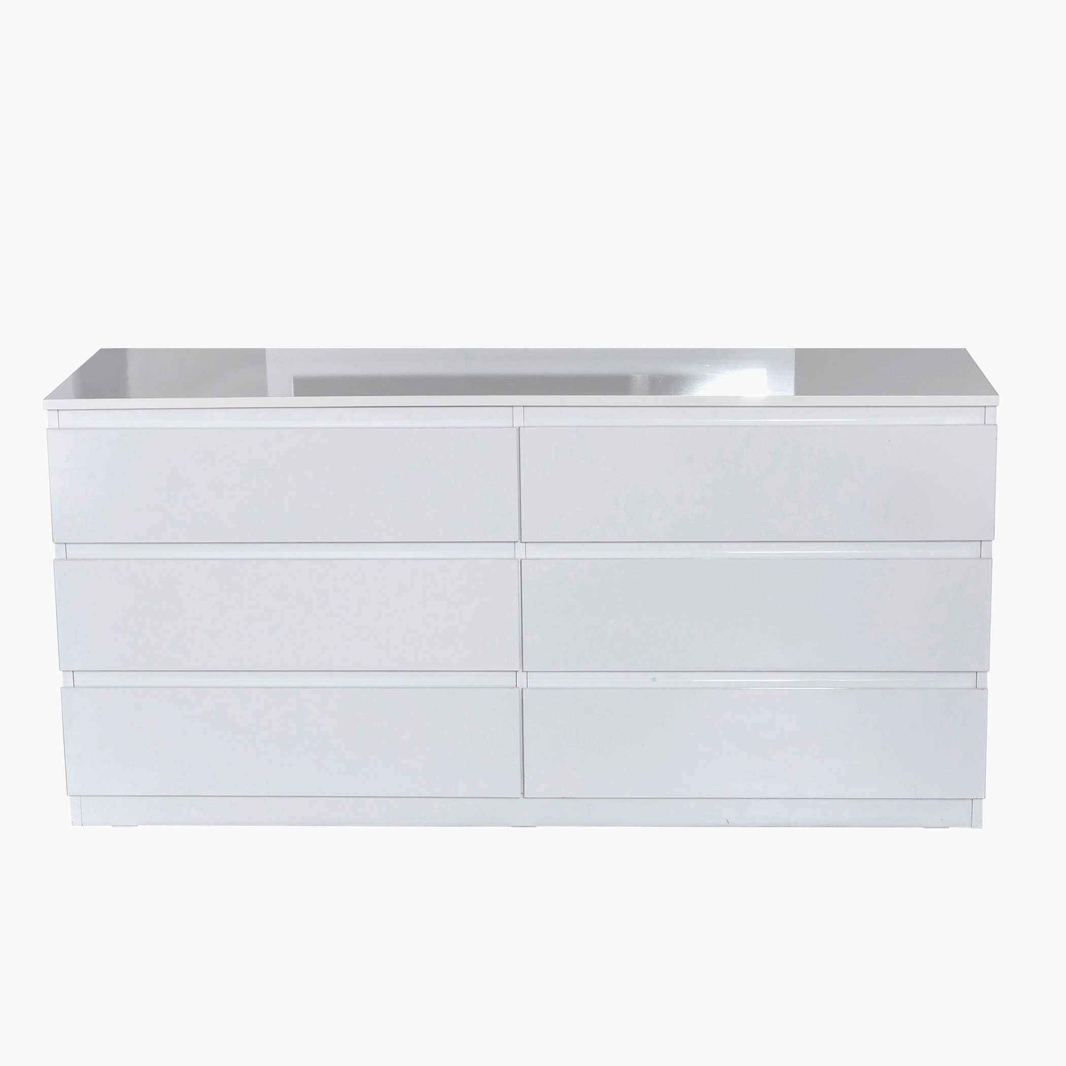 طاولة تزيين مزدوجة بـ6 أدراج دون مرآة من هالمستاد-hbxfurniture-bedroom-dressersandmirrors-image-2