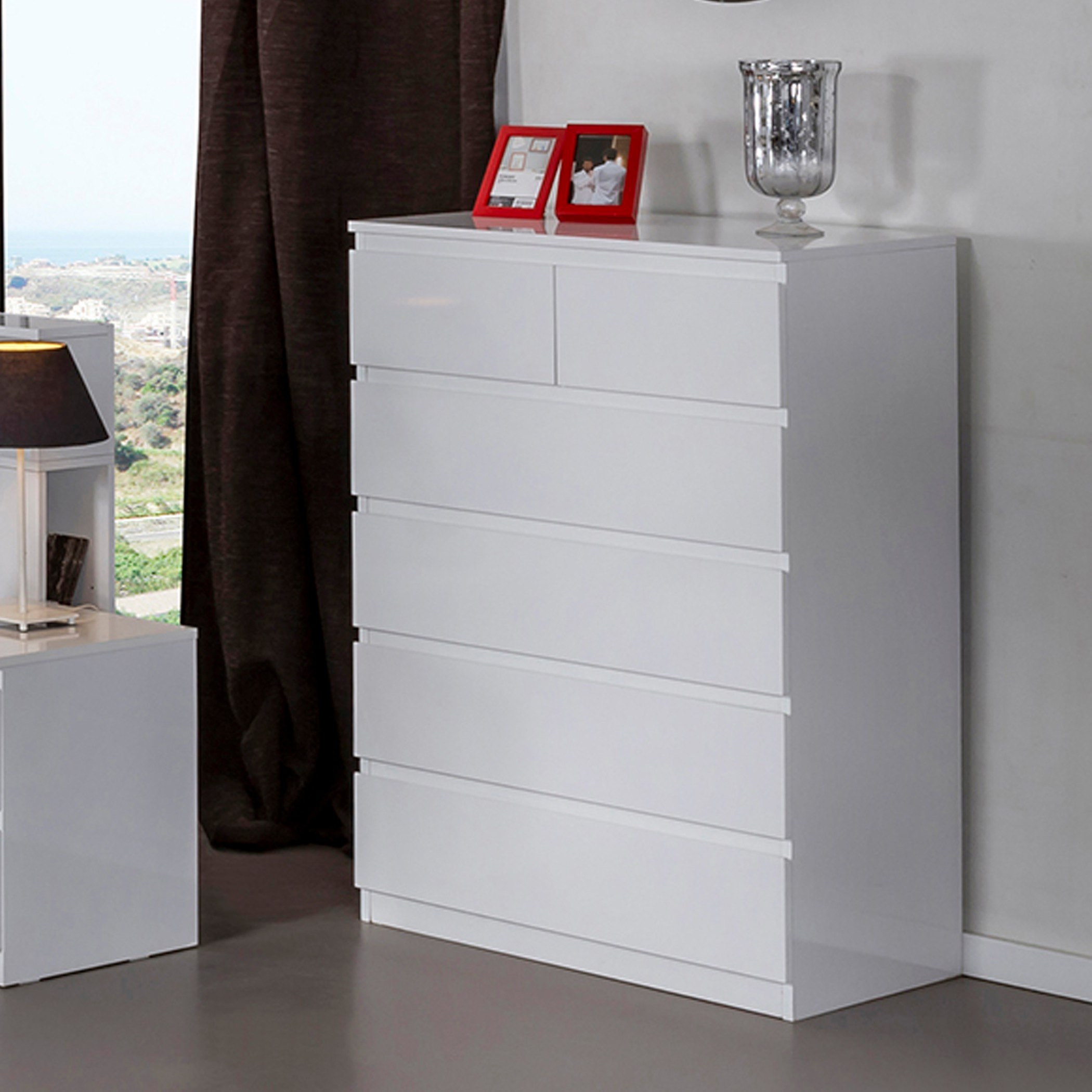 وحدة تخزين بـ6 أدراج من هالمستاد-hbxfurniture-dressersandchests-chestofdrawers-image-1