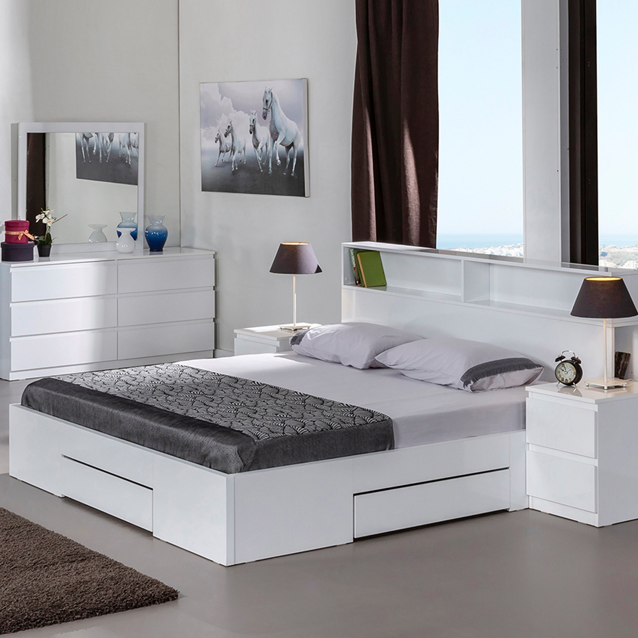 home box queen bed