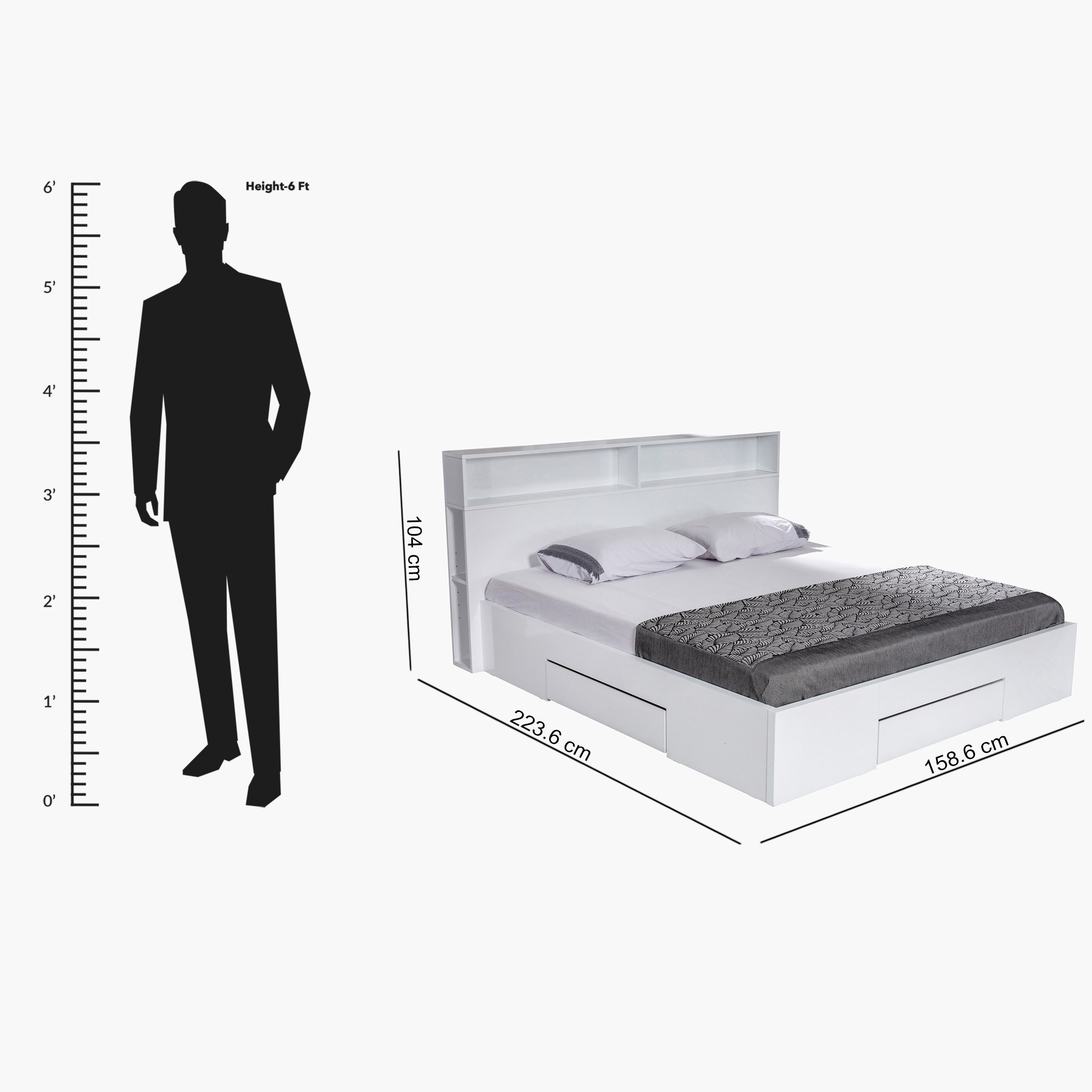 سرير كوين بـ3 أدراج من هالمستاد/ أوسلو - 150x200 سم-hbxbedroom-bedsandbedsets-beds-queen-image-11