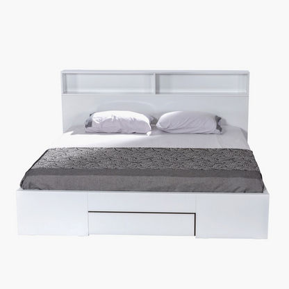 Halmstad/Oslo Queen Size Bed with 3 Drawers - 150x200 cms