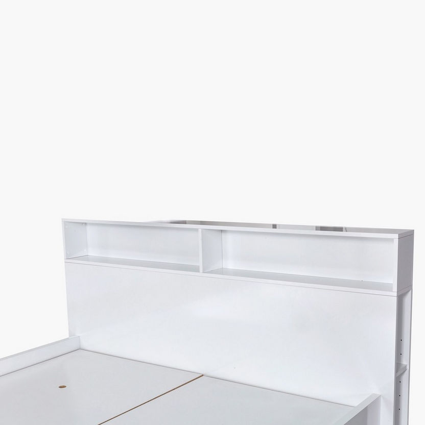 Halmstad/Oslo Queen Size Bed with 3 Drawers - 150x200 cm-Queen-image-8