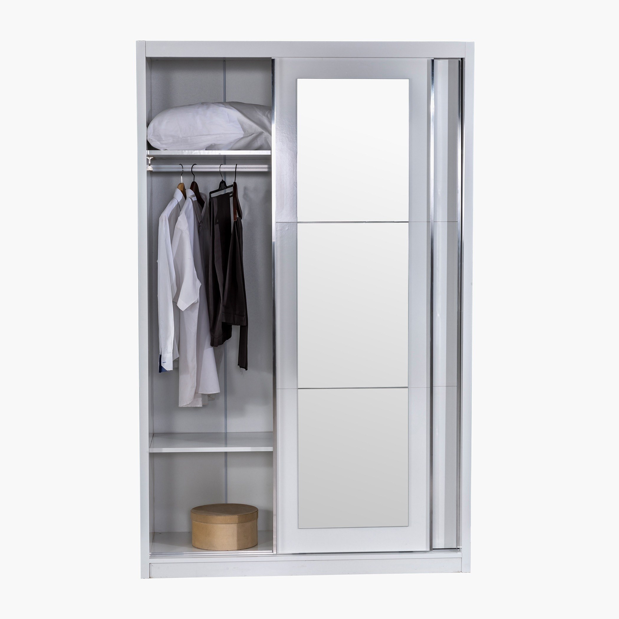 دولاب صغير بباب إنزلاقي ومرآة من هالمستاد-hbxfurniture-wardrobes-image-4