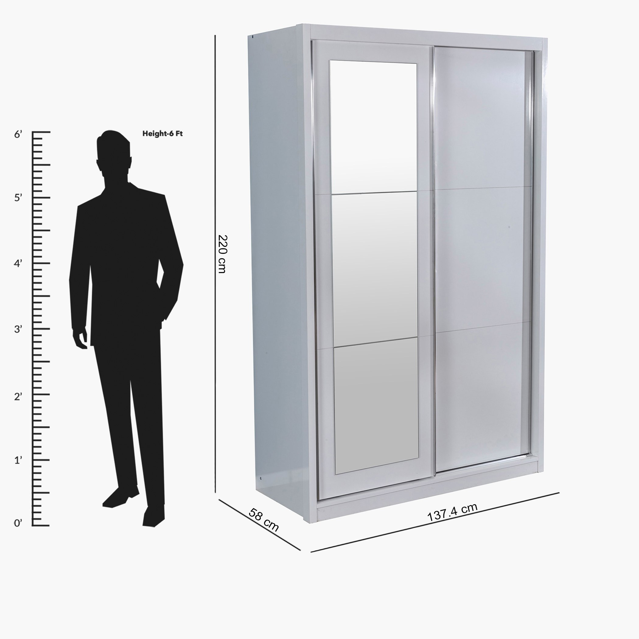 Low deals height wardrobe