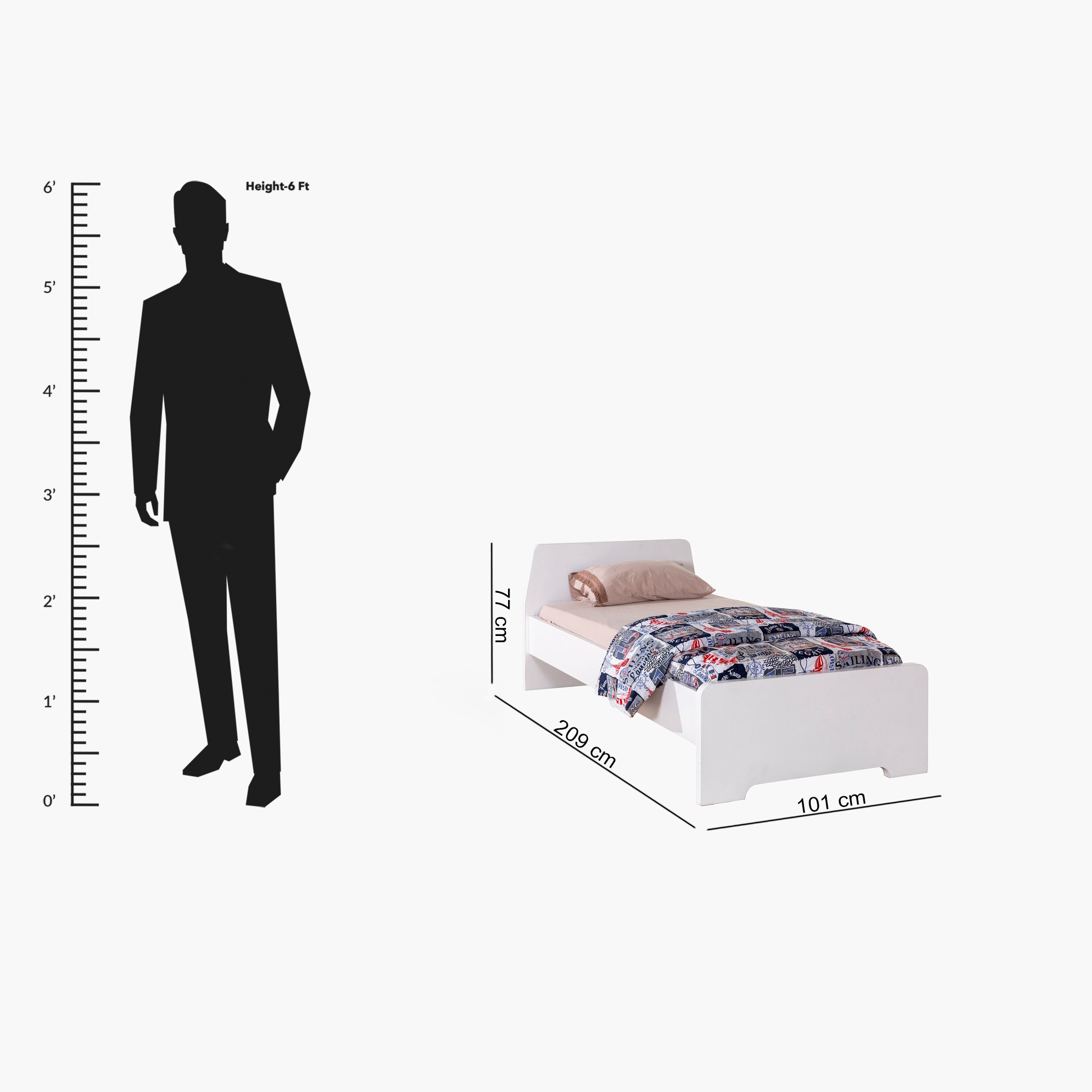 Askim Single Bed - 90x200 cm-hbxfurniture-bedsandbedsets-beds-single-image-8