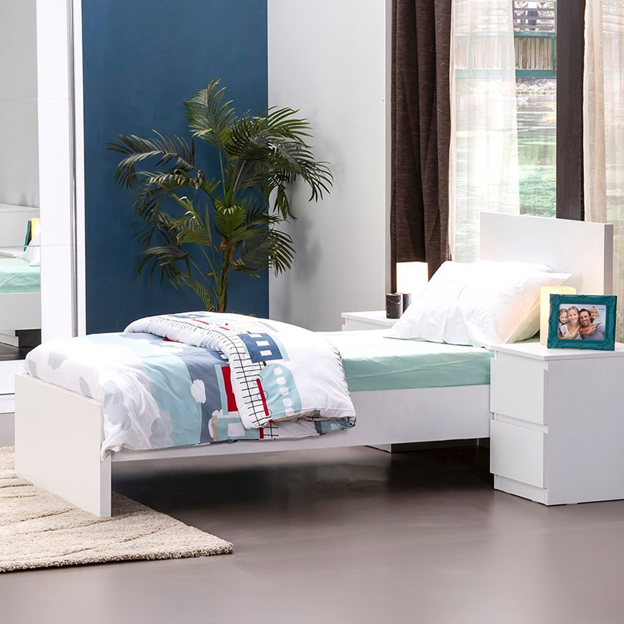 Halmstad Single Bed - 90x200 cm-hbxfurniture-bedsandbedsets-beds-single-image-1