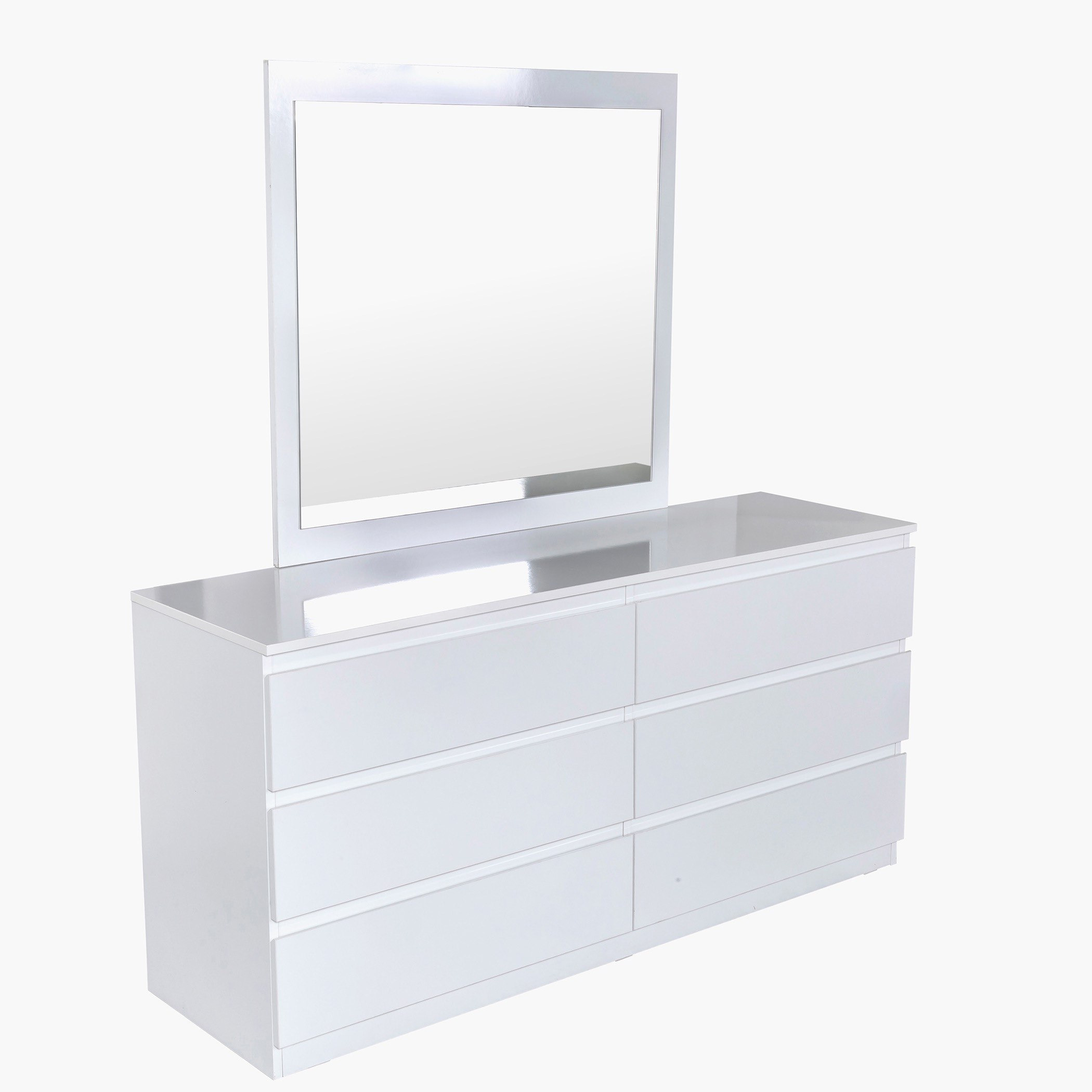 مرآة دون طاولة تزيين مزدوجة 6 أدراج من هالمستاد-hbxfurniture-bedroom-dressersandmirrors-image-4