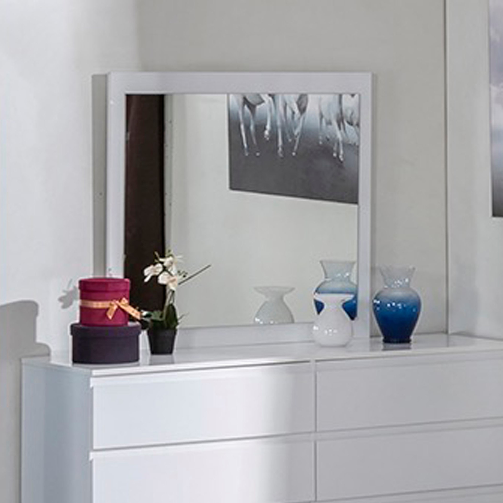 مرآة دون طاولة تزيين مزدوجة 6 أدراج من هالمستاد-hbxfurniture-bedroom-dressersandmirrors-image-1