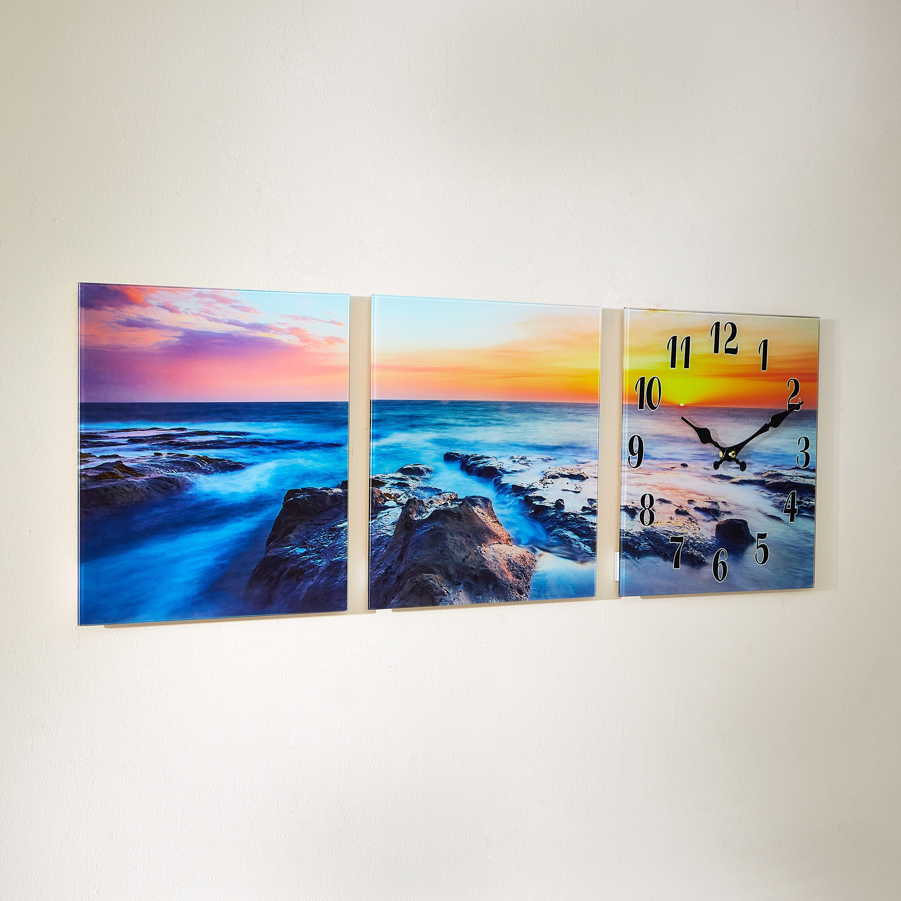 ساعة حائط زجاجيّة بتصميم جبال من ألفا - 90x30x4 سم-PROMO_HB_AE_B1G1_250925-image-1