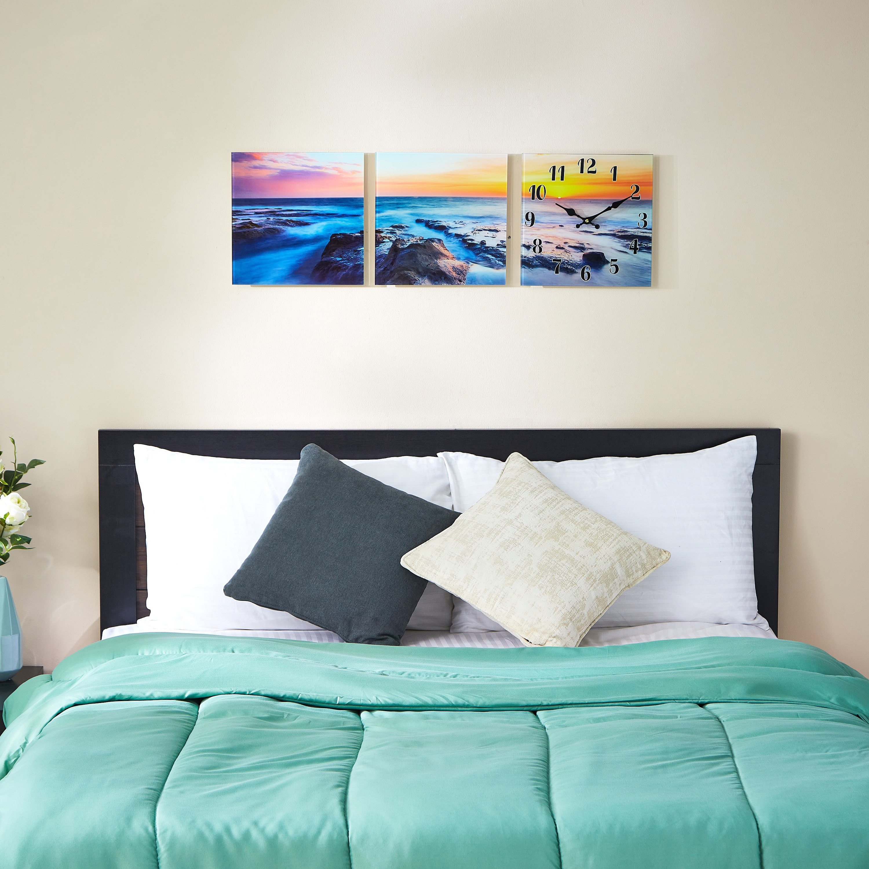 ساعة حائط زجاجيّة بتصميم جبال من ألفا - 90x30x4 سم-PROMO_HB_AE_B1G1_250925-image-4