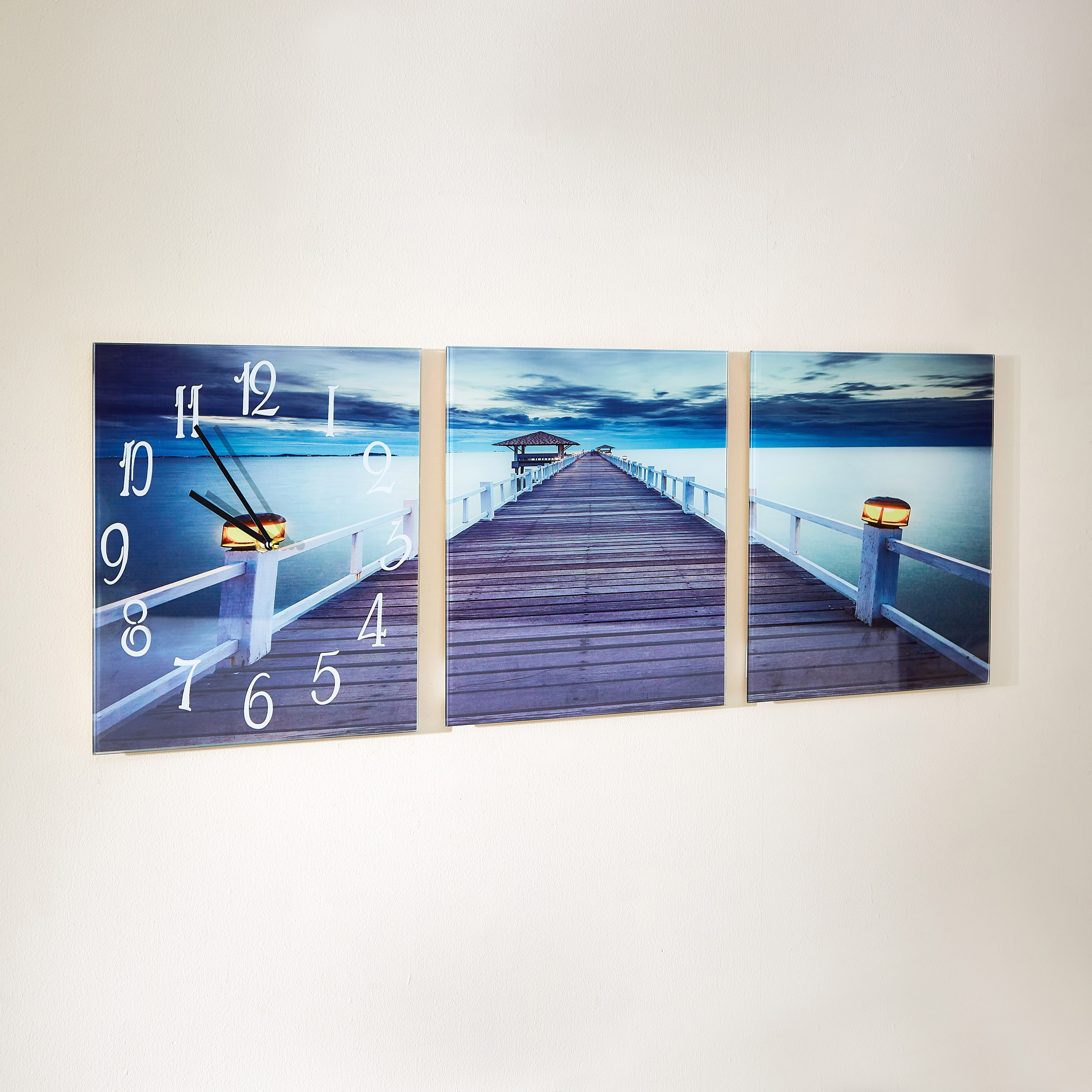 Alpha Glass River Wall Clock - 30 cm-PROMO_HB_AE_B1G1_250925-image-2