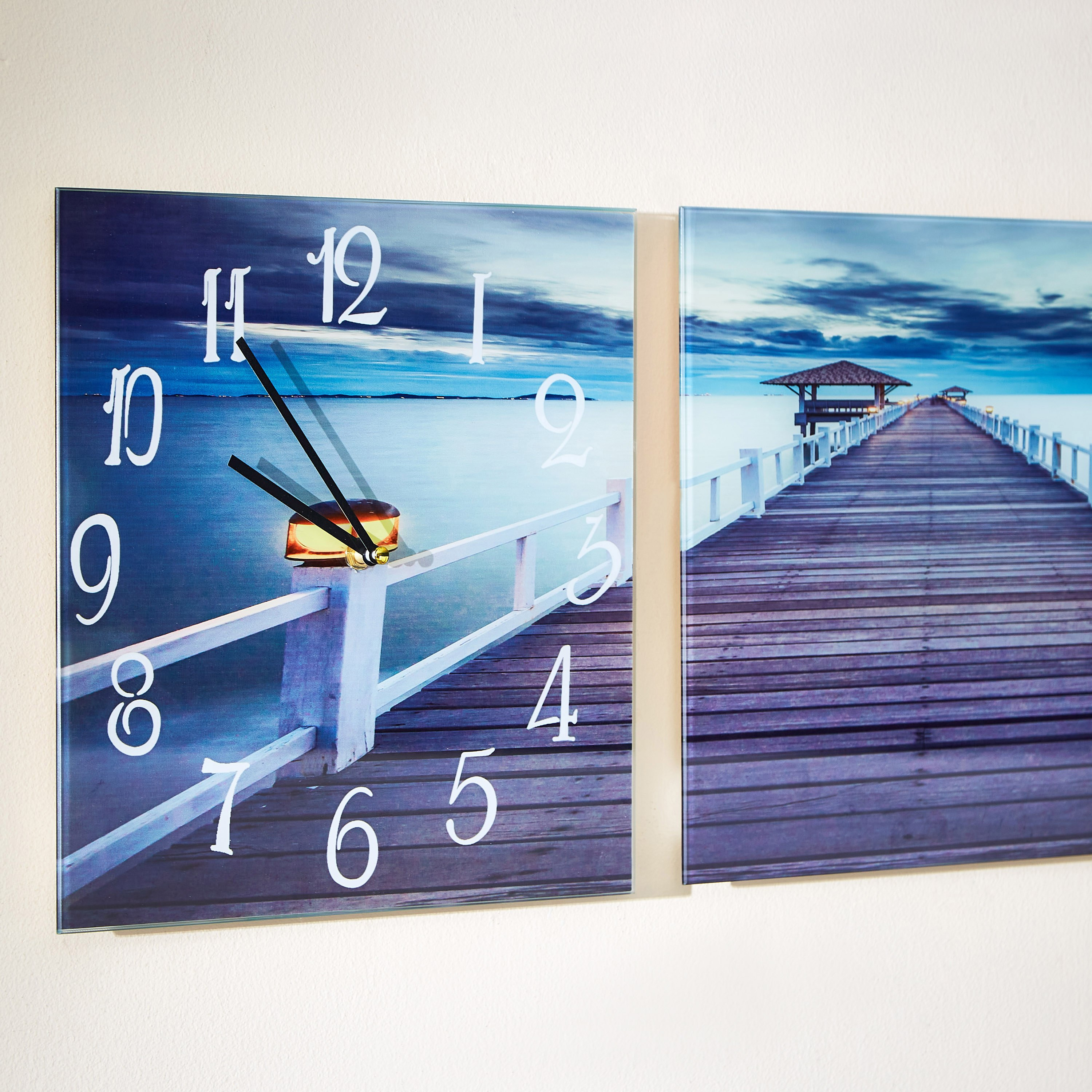 Alpha Glass River Wall Clock - 30 cm-PROMO_HB_AE_B1G1_250925-image-3