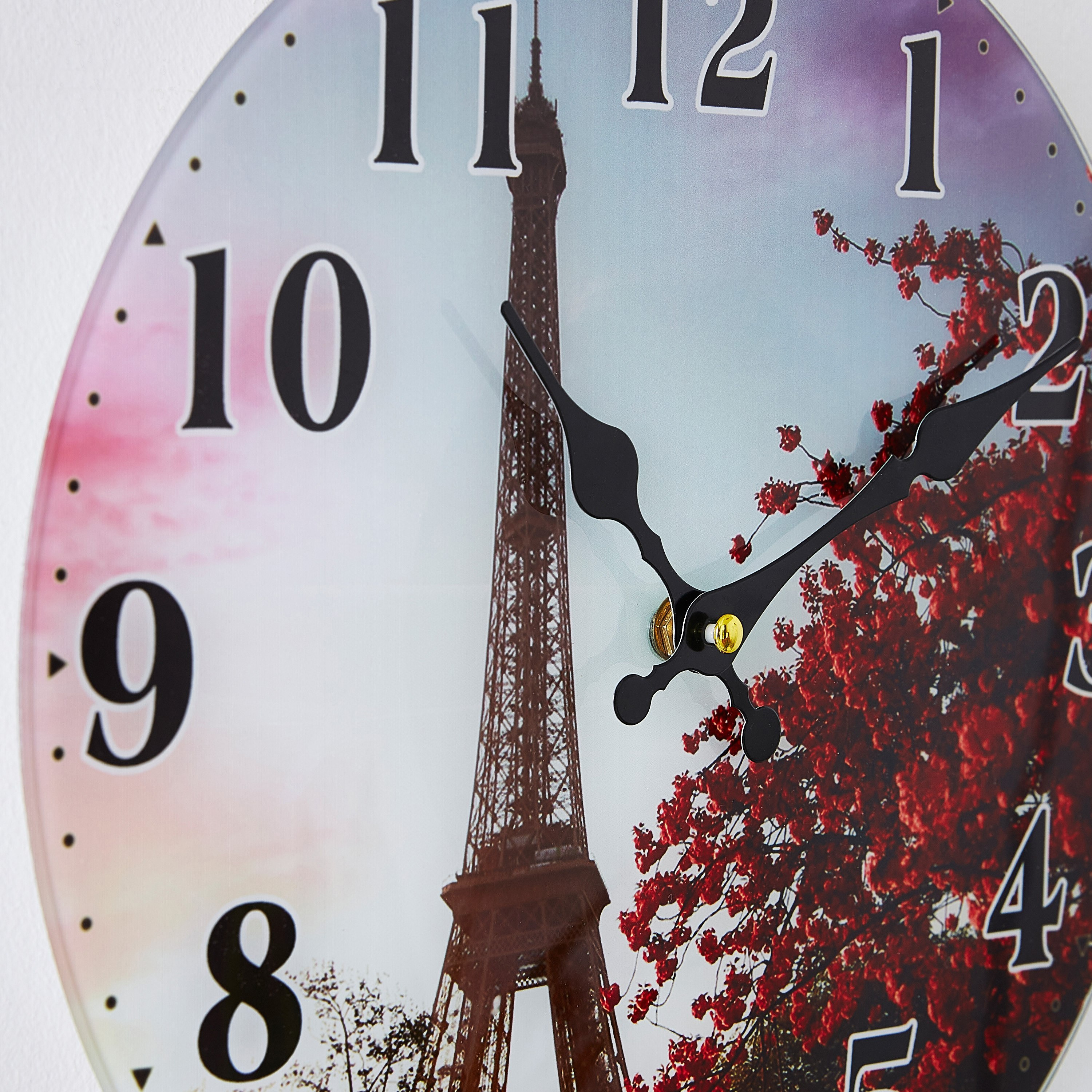 Alpha Glass Eiffel Wall Clock - 30 cm-PROMO_HB_AE_B1G1_250925-image-3