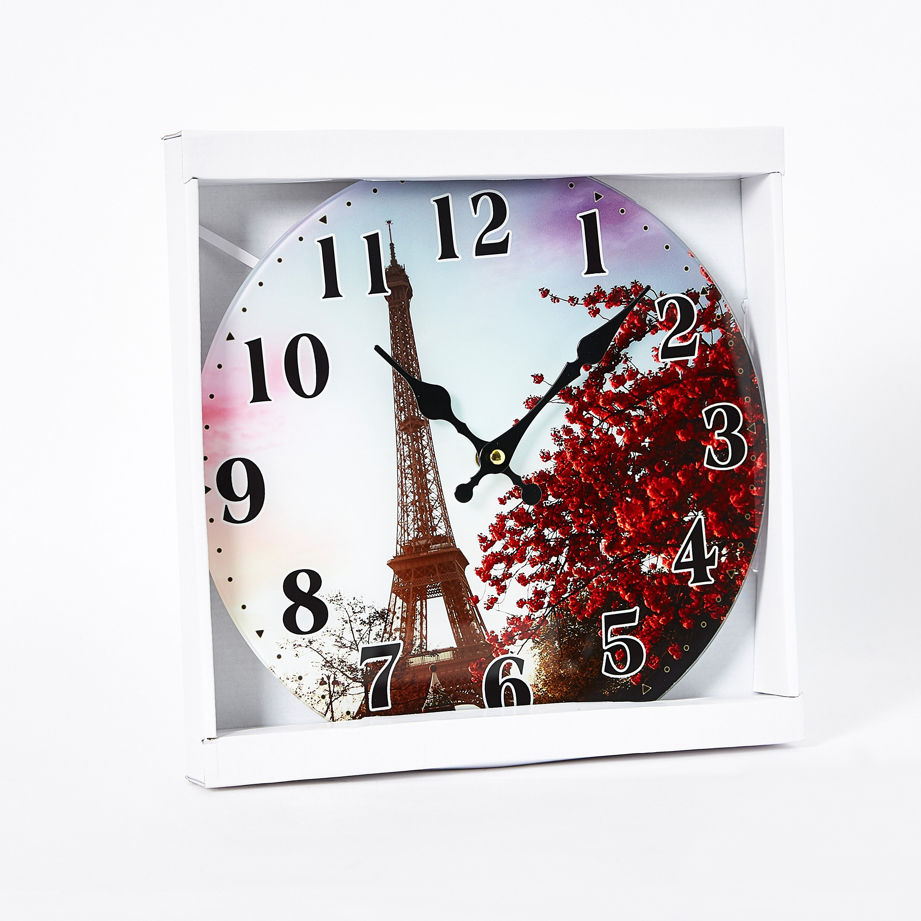 Alpha Glass Eiffel Wall Clock - 30 cm-PROMO_HB_AE_B1G1_250925-image-5