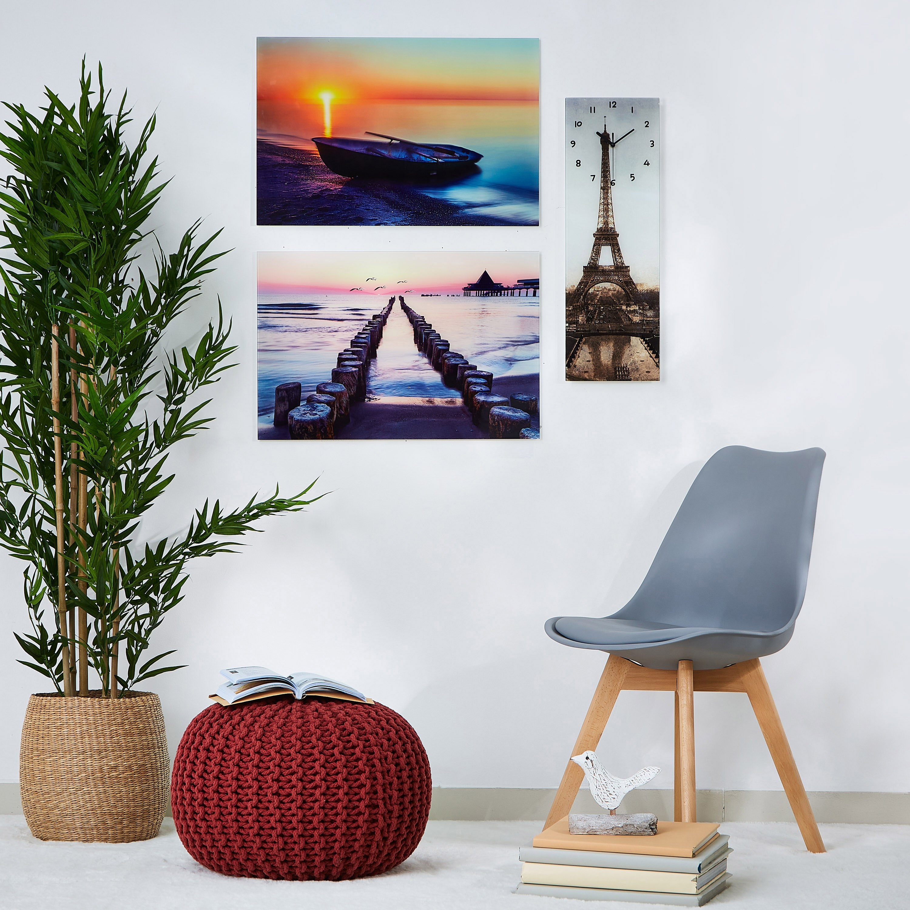 ساعة حائط زجاجيّة مستطيلة بتصميم برج أيفل من ألفا - 60 سم-PROMO_HB_AE_B1G1_250925-image-4