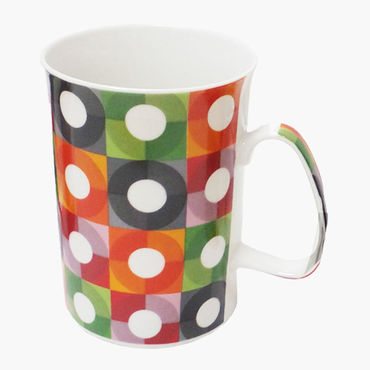 Amity Graphic Porcelain Coffee Mug - 320 ml-hbxdecorandfurnishings-tabletop-crockery-image-1