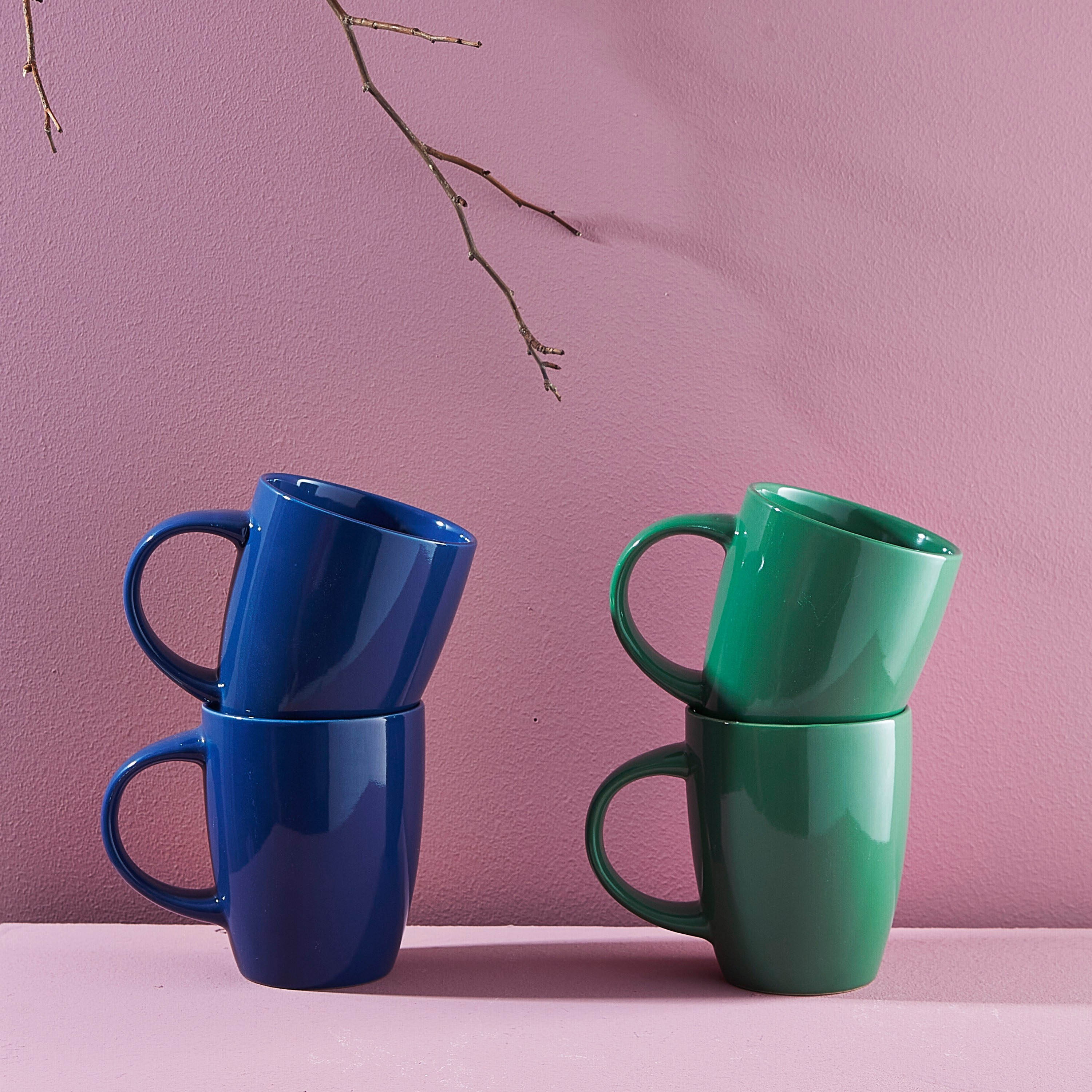 طقم مج قهوة بورسلين من أميتي 4 قطع- 325 مل-hbxhomeware-diningandtabletop-coffeeandteasets-image-1