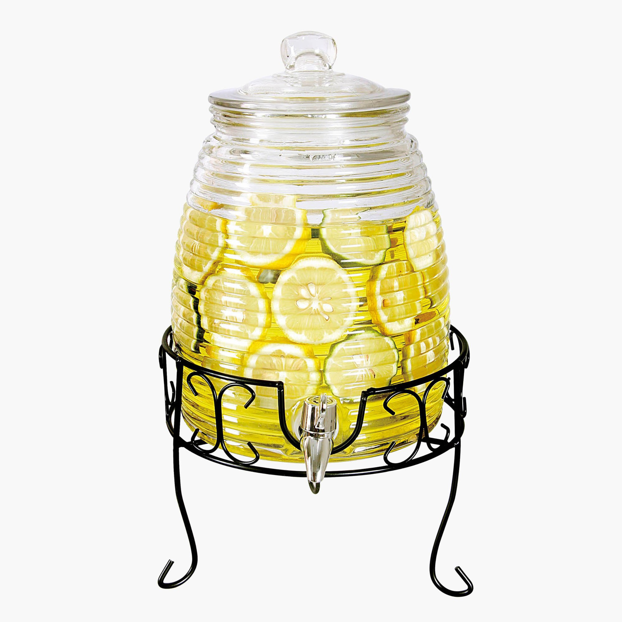 موزع عصير زجاجي مع صنبور من أميتي - 6 لتر-hbxhomeware-hbxkitchen-image-1