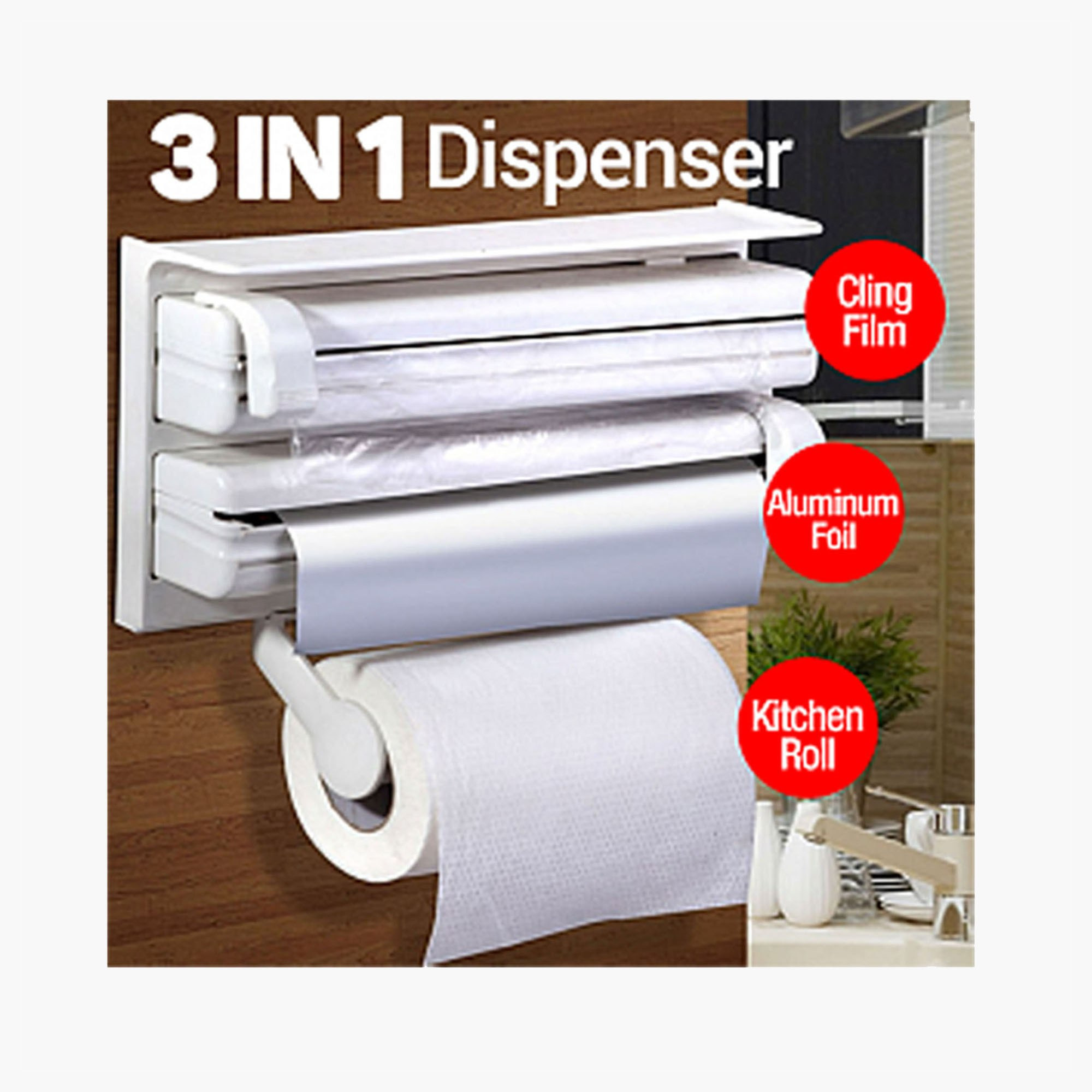 موزع ورق مطبخ 3 في 1 من أميتي-hbxhomeware-hbxkitchen-image-1