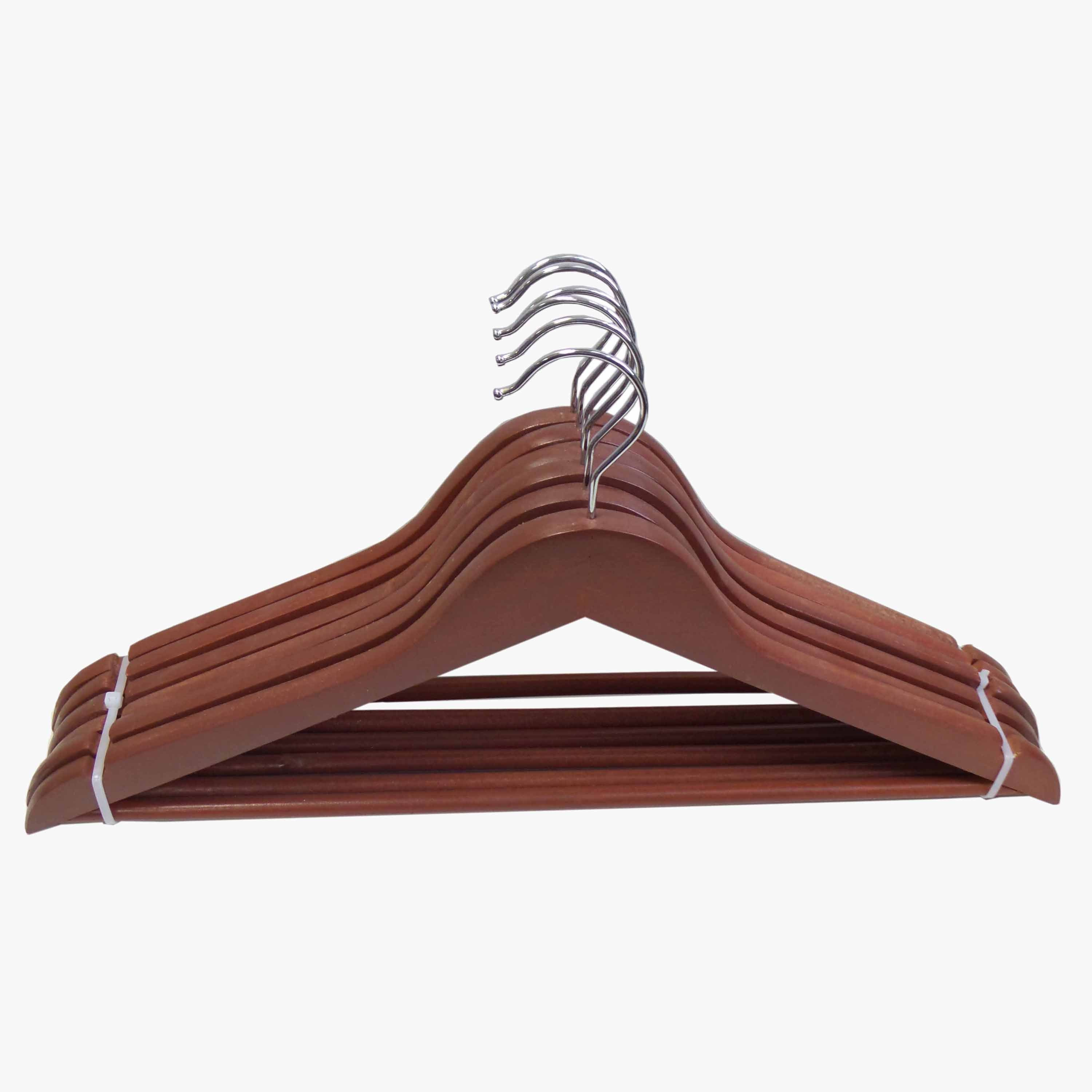 علّاقة ملابس خشبية من آميتي - طقم من 6 قطع-hbxhomeware-bathandlaundry-clothesdryingracks-image-2