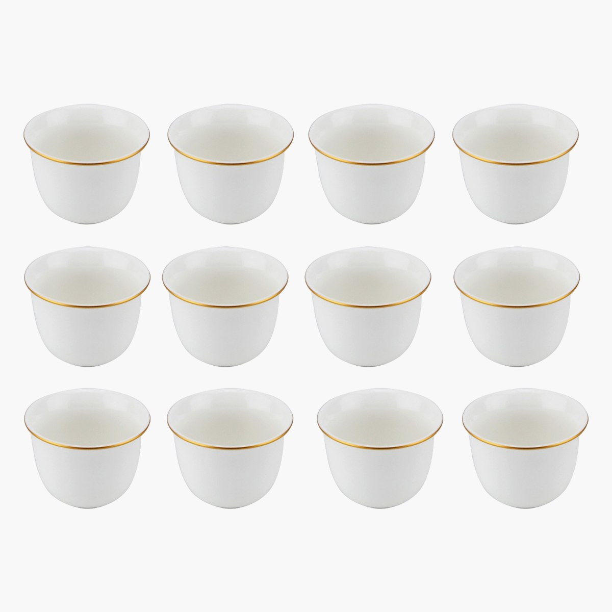 طقم فناجين قهوة خزف صيني 12 قطعة من فيست - 85 مل-hbxhomeware-diningandtabletop-coffeeandteasets-image-1