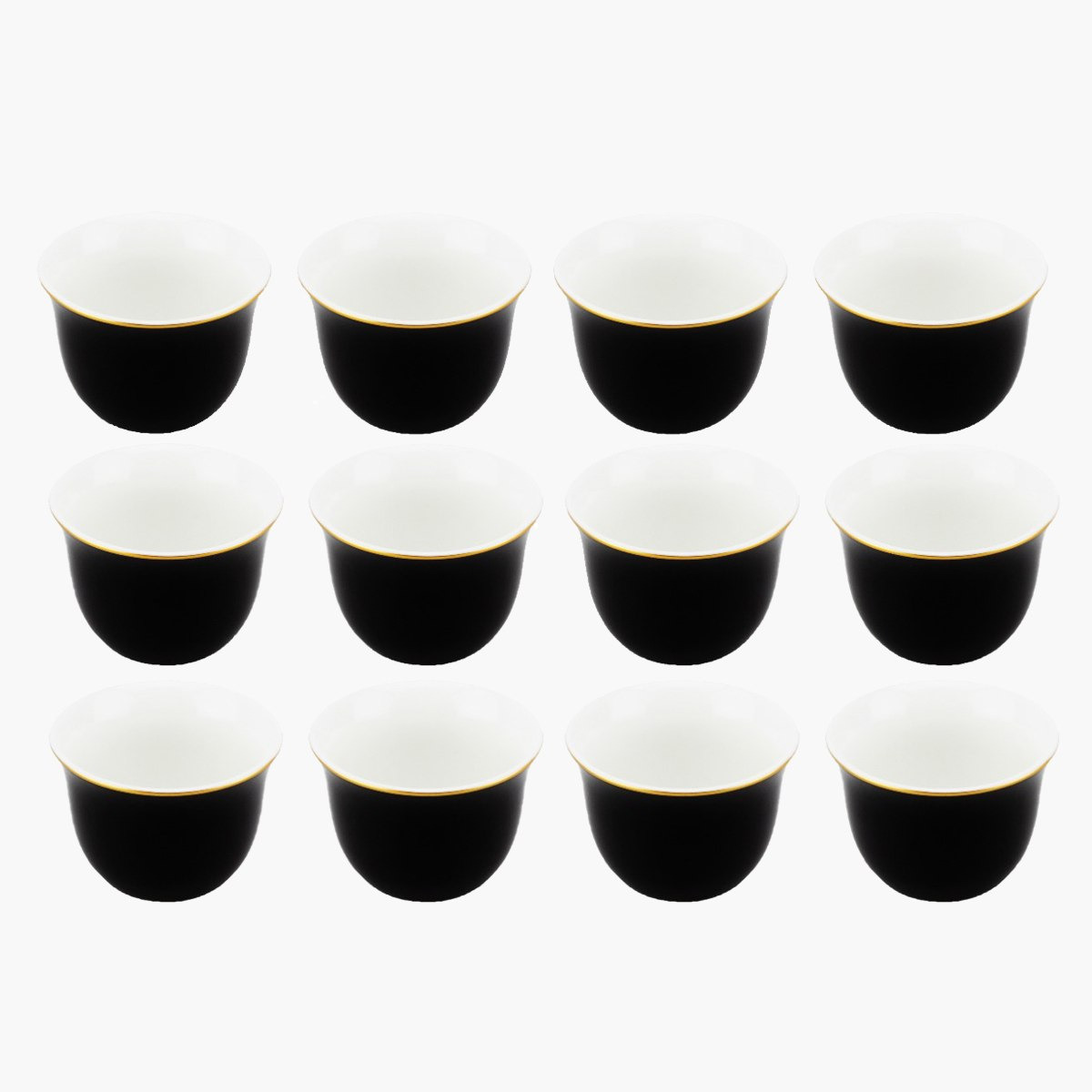 طقم فناجين قهوة خزف صيني 12 قطعة من فيست - 85 مل-hbxhomeware-diningandtabletop-coffeeandteasets-image-1