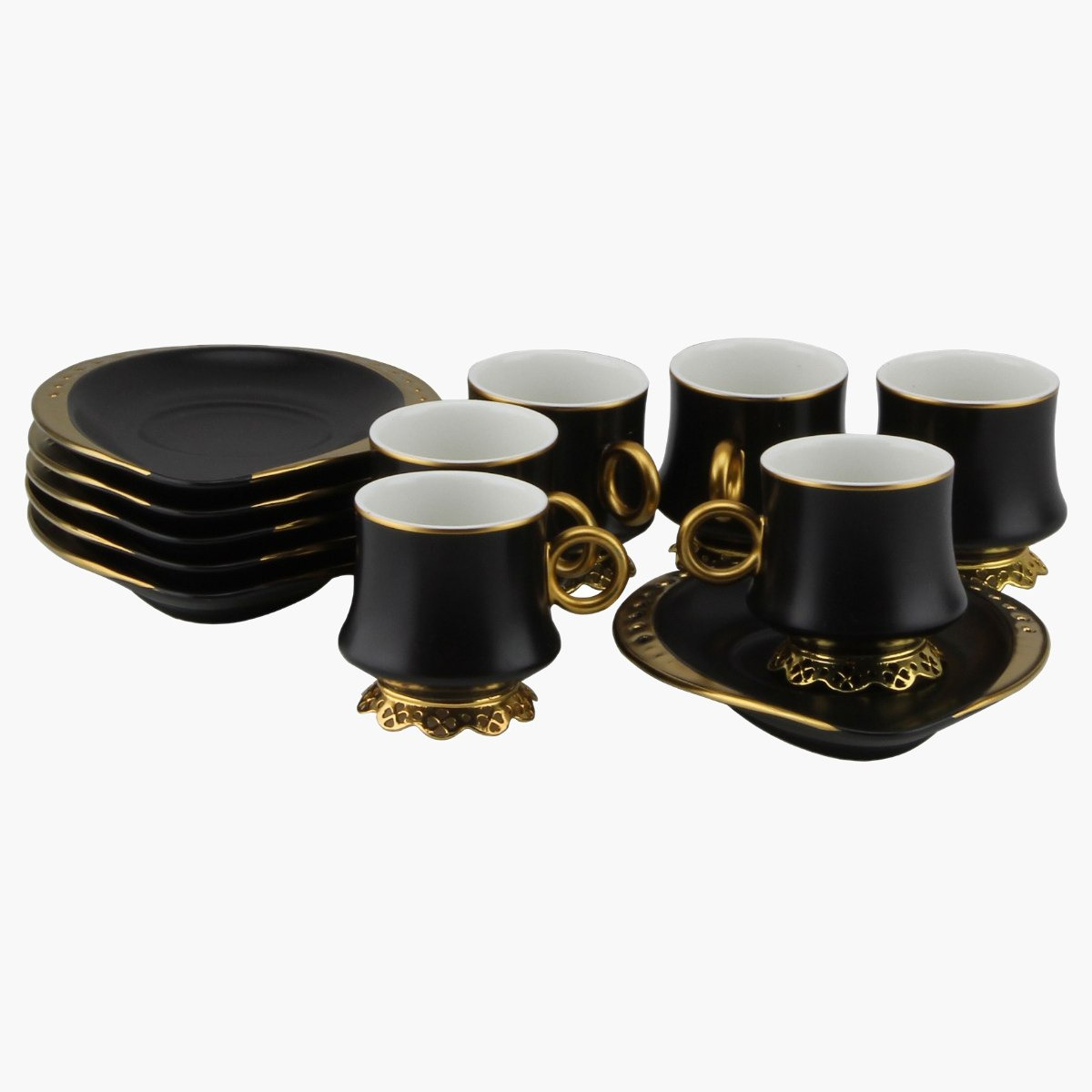 طقم فناجين قهوة خزف صيني من فيست - 12 قطعة-hbxhomeware-hbxkitchen-image-1