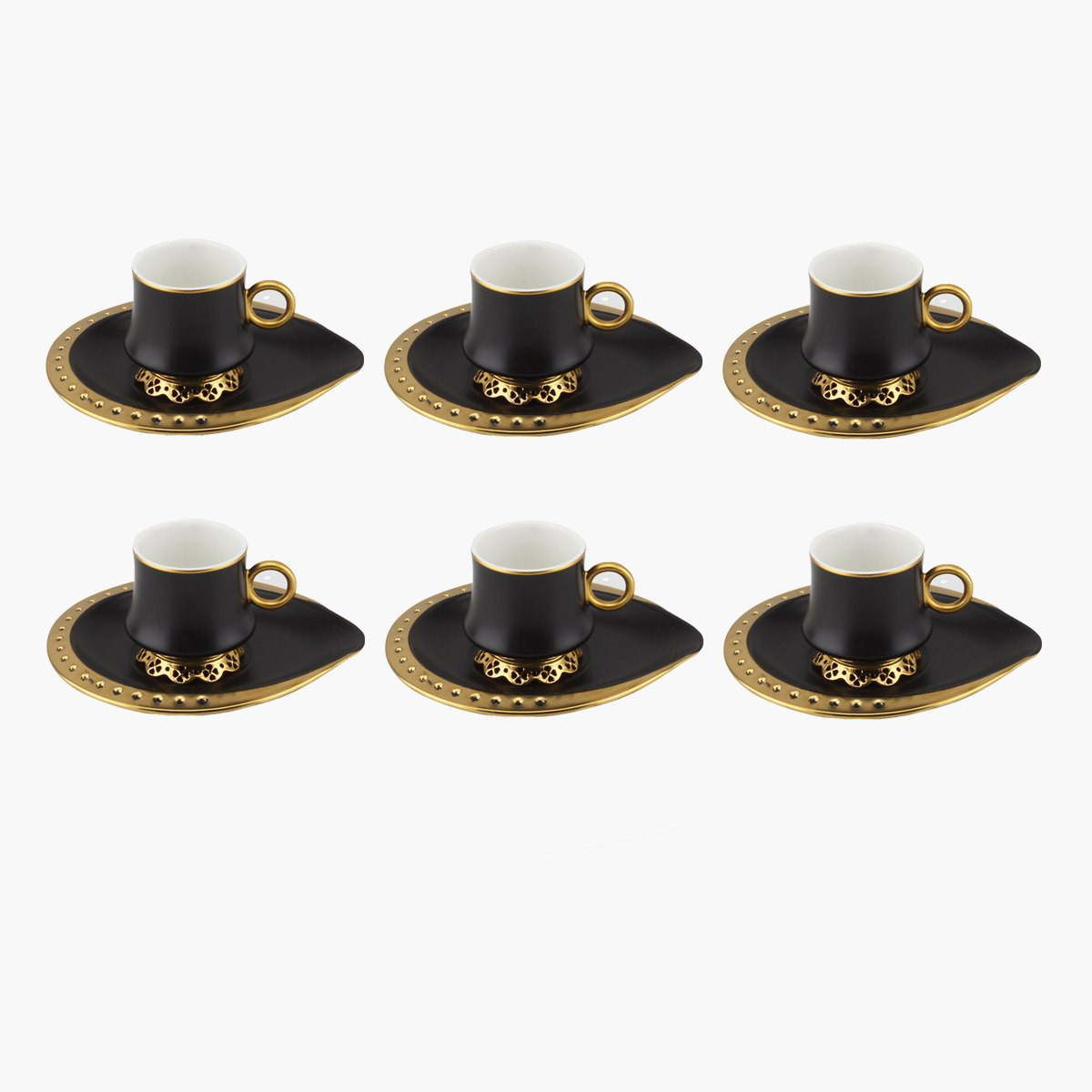 طقم فناجين قهوة خزف صيني من فيست - 12 قطعة-hbxhomeware-hbxkitchen-image-2
