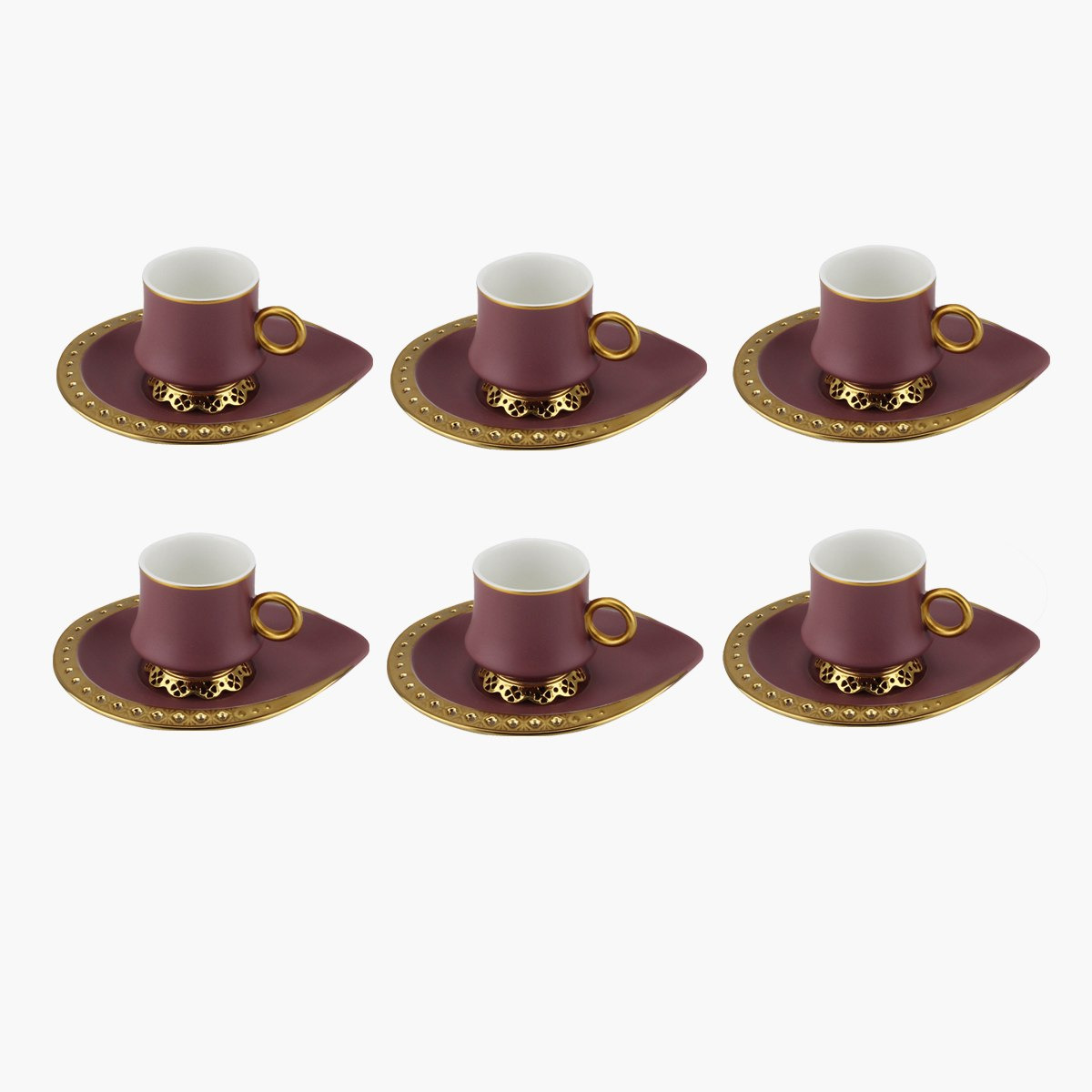 طقم فناجين قهوة خزف صيني من فيست - 12 قطعة-hbxhomeware-hbxkitchen-image-2