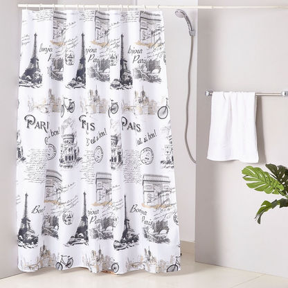 Paris Shower Curtain - 180x180 cms