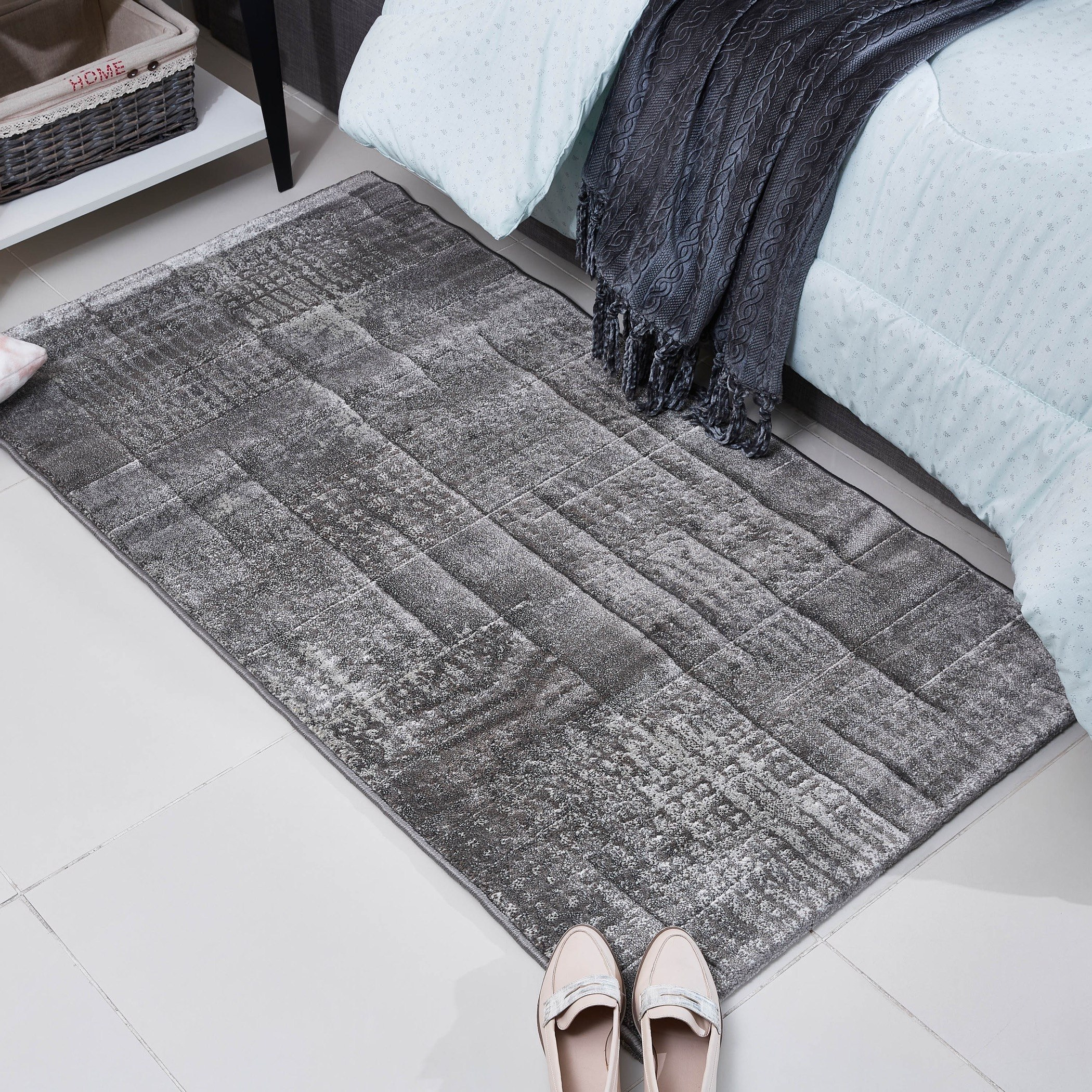 سجادة بولي بروبلين مقاومة للبقع كارلوس من جريس  - 80x150 سم-hbxdecorandfurnishings-floorcoverings-rugs-image-1