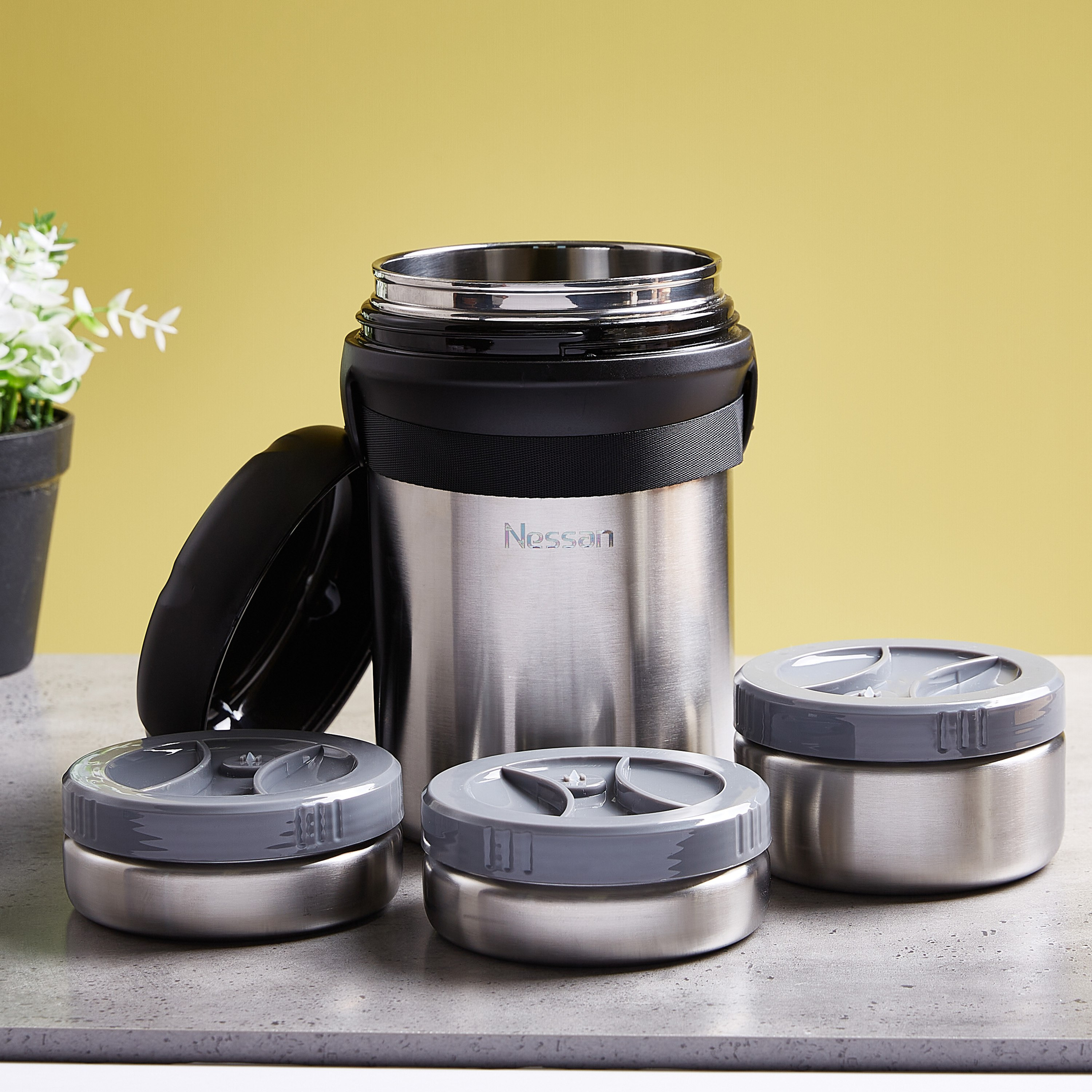 صندوق غداء عازل ستانليس ستيل 3 حاويات من كازا ليجند-hbxhomeware-hbxkitchen-image-2