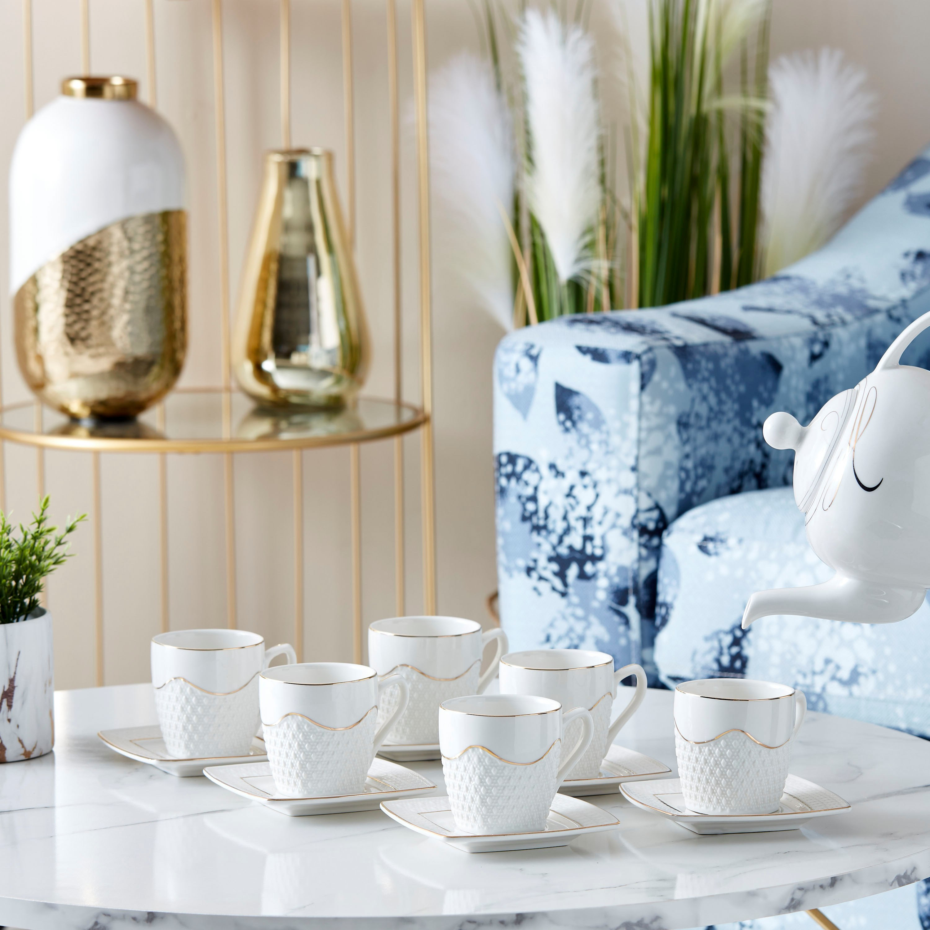 طقم فناجين وصحون 12 قطعة من أكورد - 200 مل-hbxhomeware-hbxkitchen-image-1