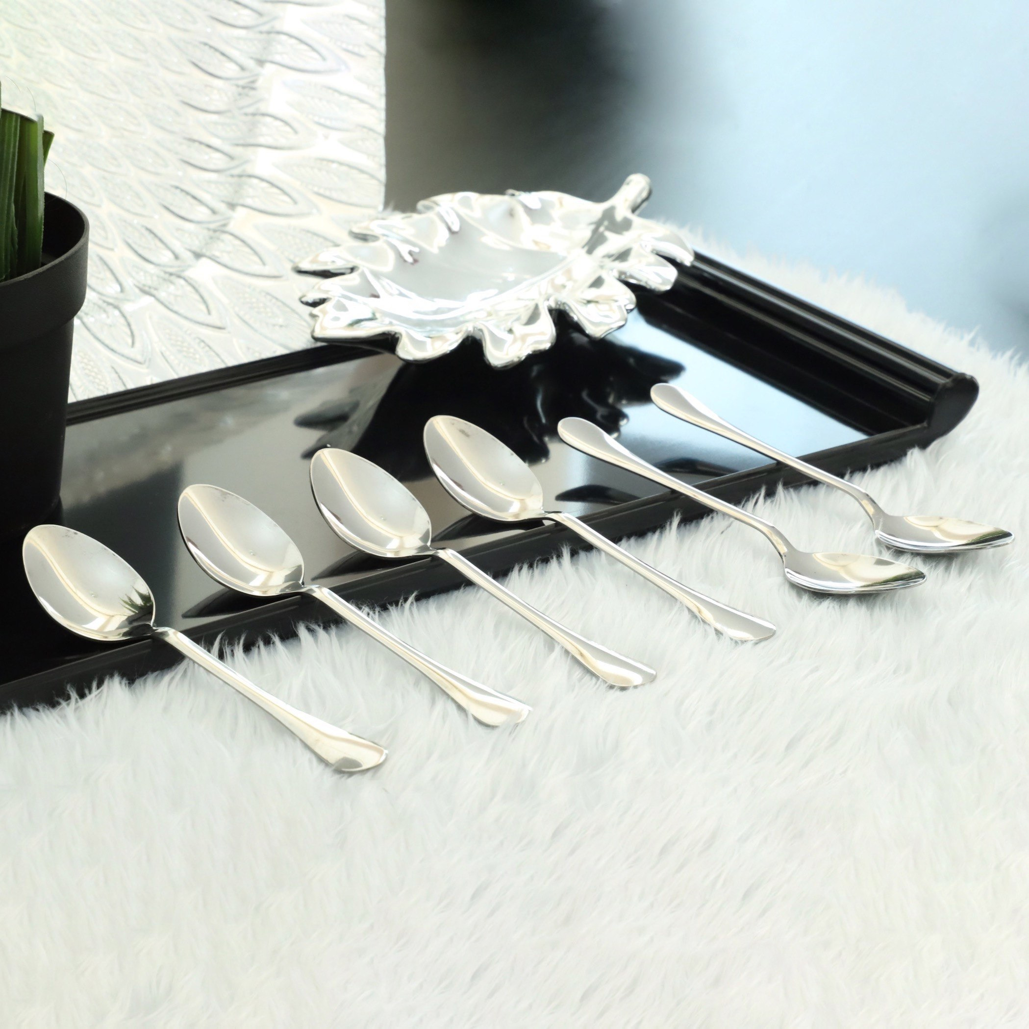 ملاعق شاي ستانلس ستيل من أكورد- طقم من 6 قطع-hbxhomeware-hbxkitchen-image-1
