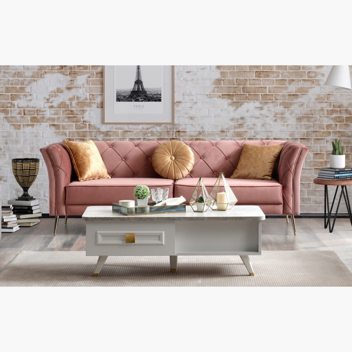 كنبة مخمليّة 3 مقاعد مع 3 وسائد من إيفانكا-hbxlivingroom-sofasandarmchairs-sofas-image-1