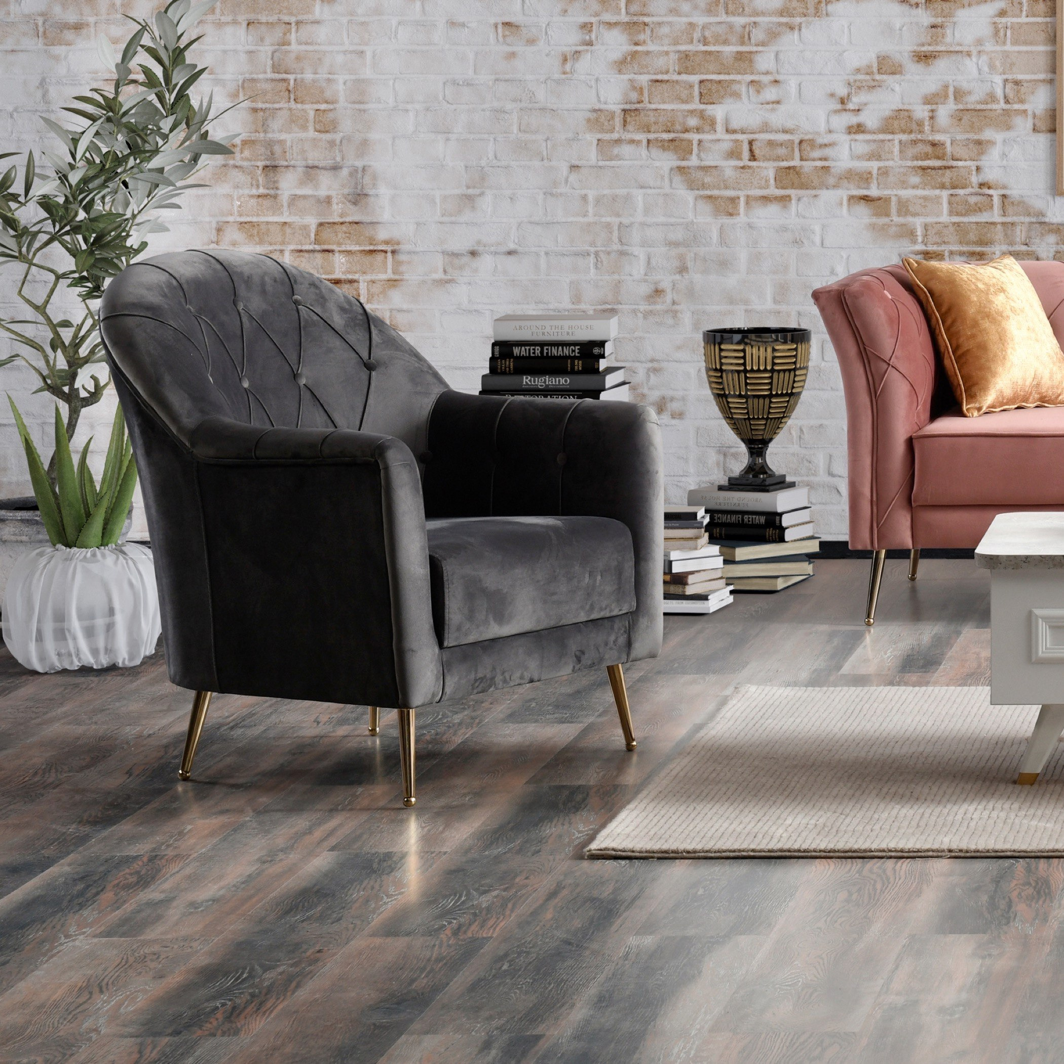 كنبة مخمليّة مقعد واحد من إيفانكا-hbxlivingroom-sofasandarmchairs-sofas-image-1