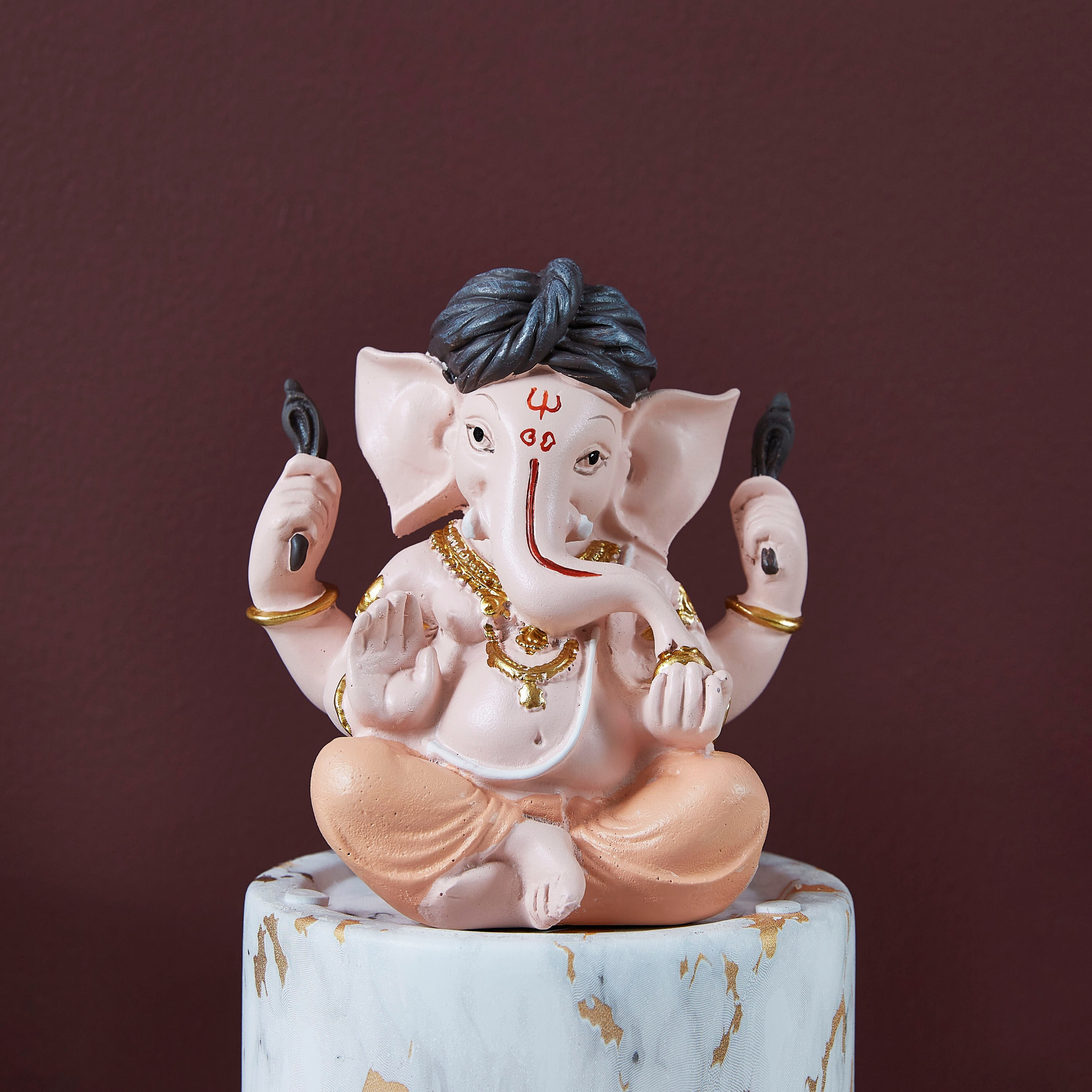 تمثال الإله غانيشا بعمامة-hbxhomeware-homedecor-figurinesandornaments-image-1