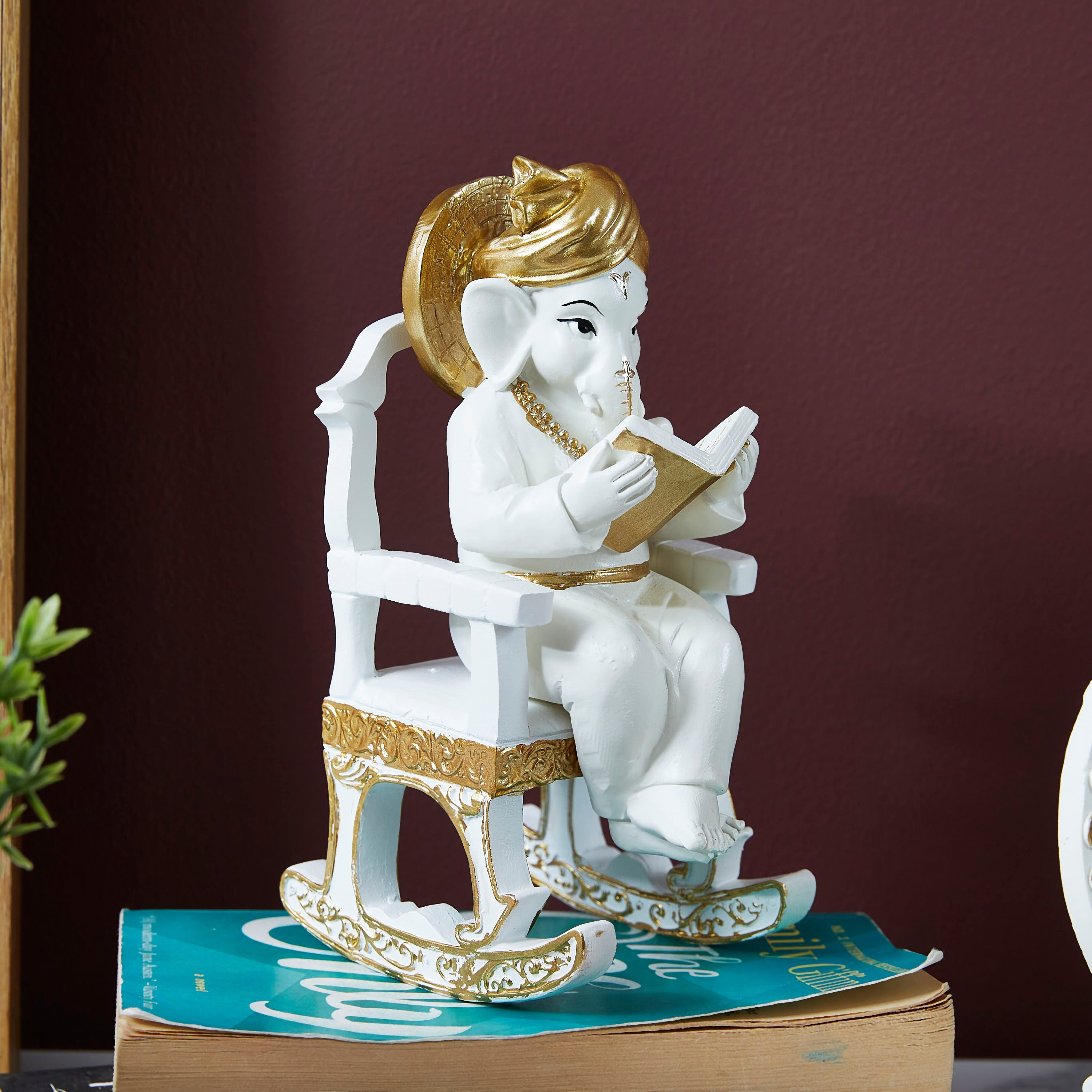 تمثال ديكور الإله جانيشا في وضع الجلوس-hbxhomeware-homedecor-figurinesandornaments-image-1