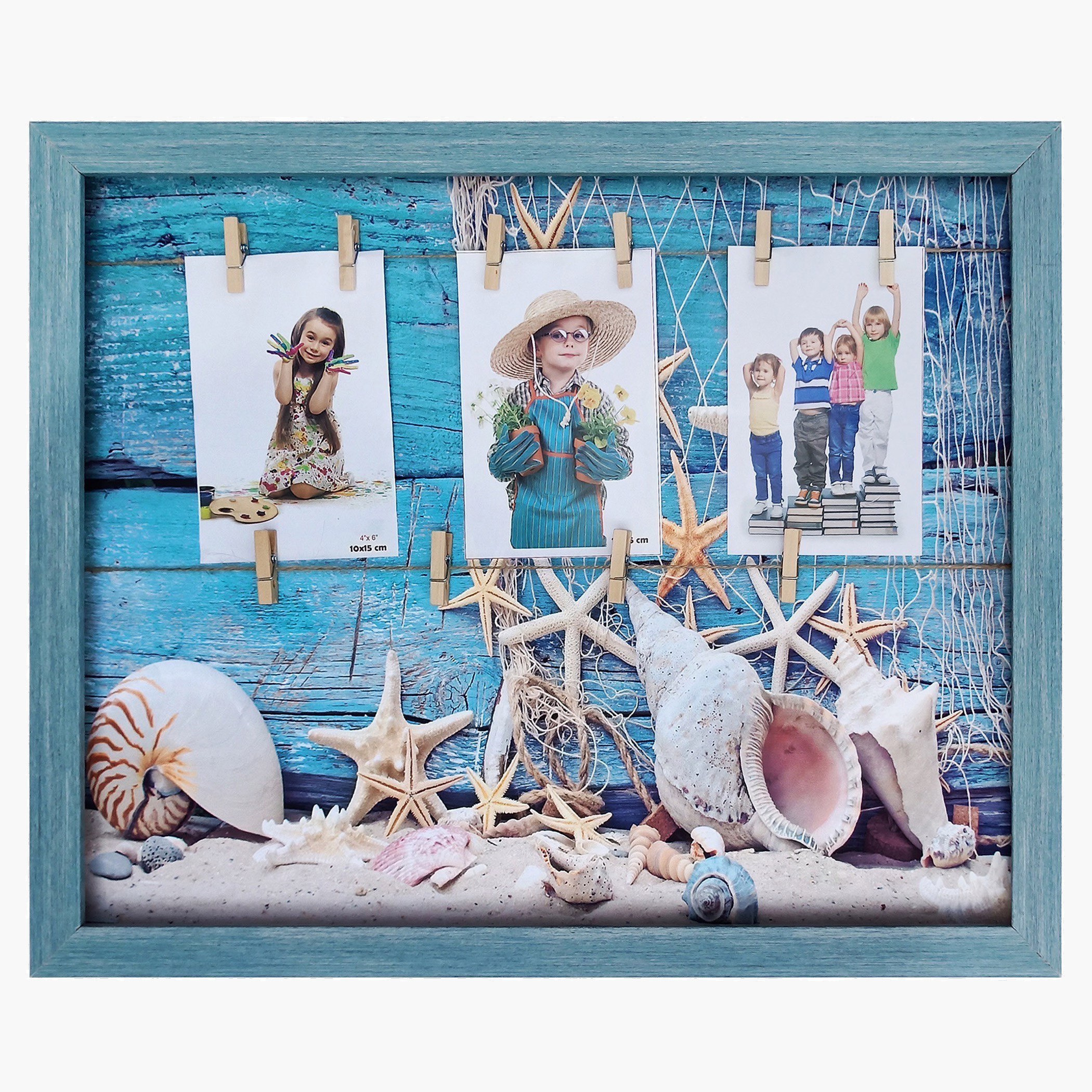 برواز صور للأطفال 10 مشابك من إيميلي - 40X50 سم-hbxkidsandyouth-walldecor-photoframes-image-1