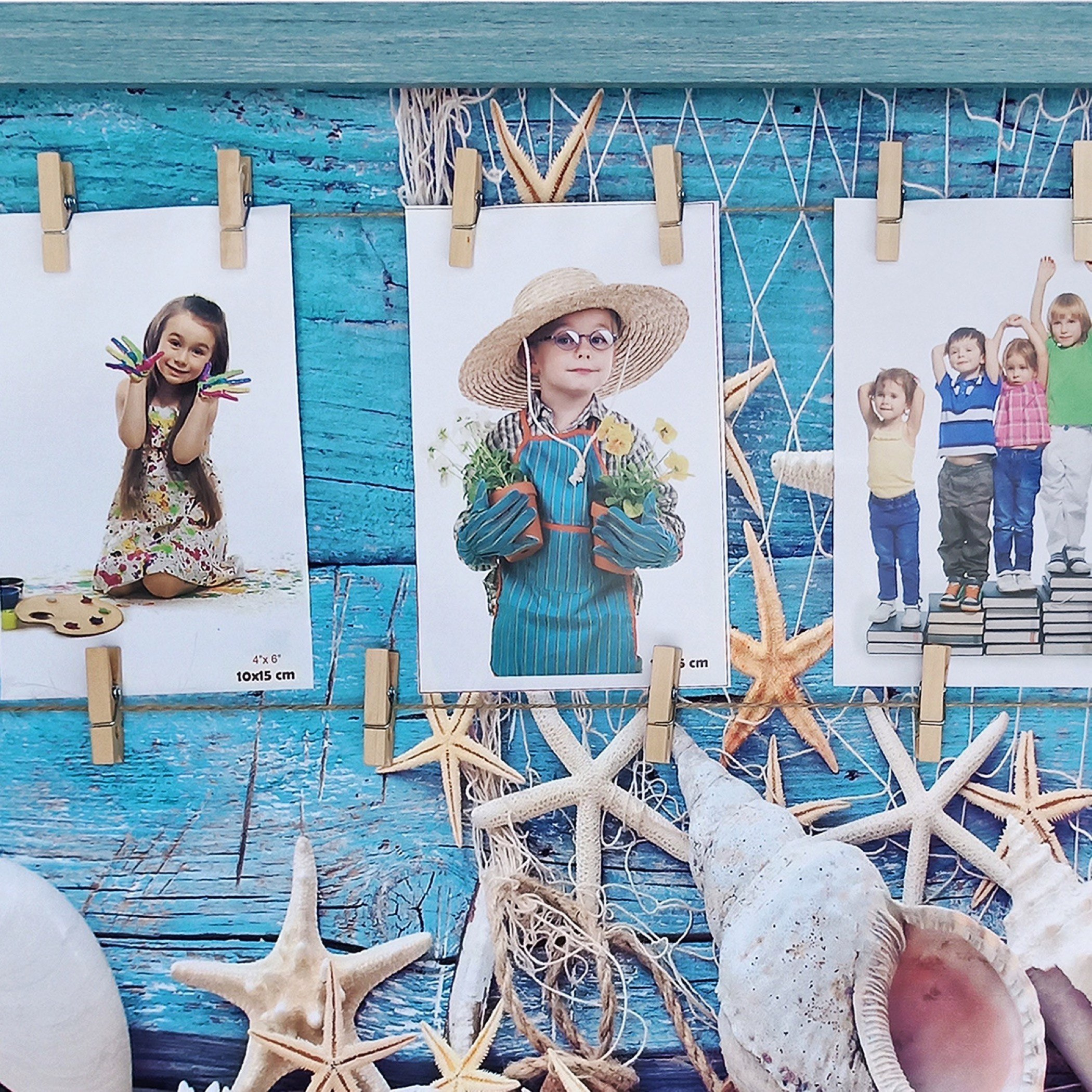 برواز صور للأطفال 10 مشابك من إيميلي - 40X50 سم-hbxkidsandyouth-walldecor-photoframes-image-3