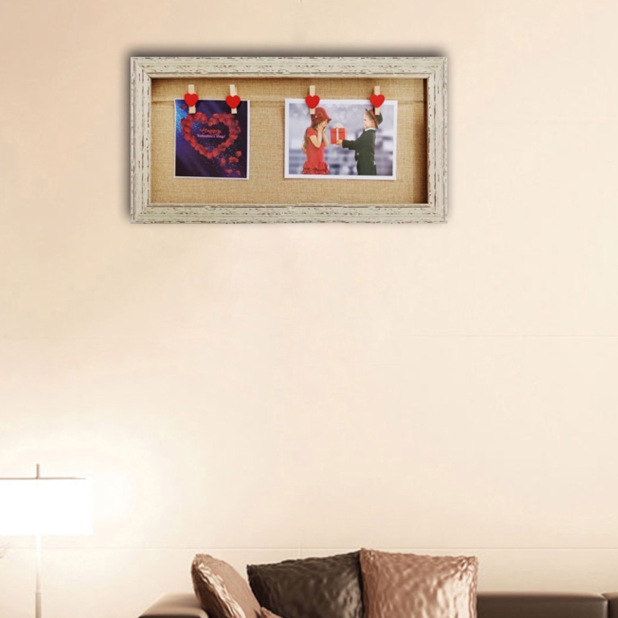 إطار صور قلب من إميلي  - 20x40 سم-hbxkidsandyouth-walldecor-photoframes-image-1