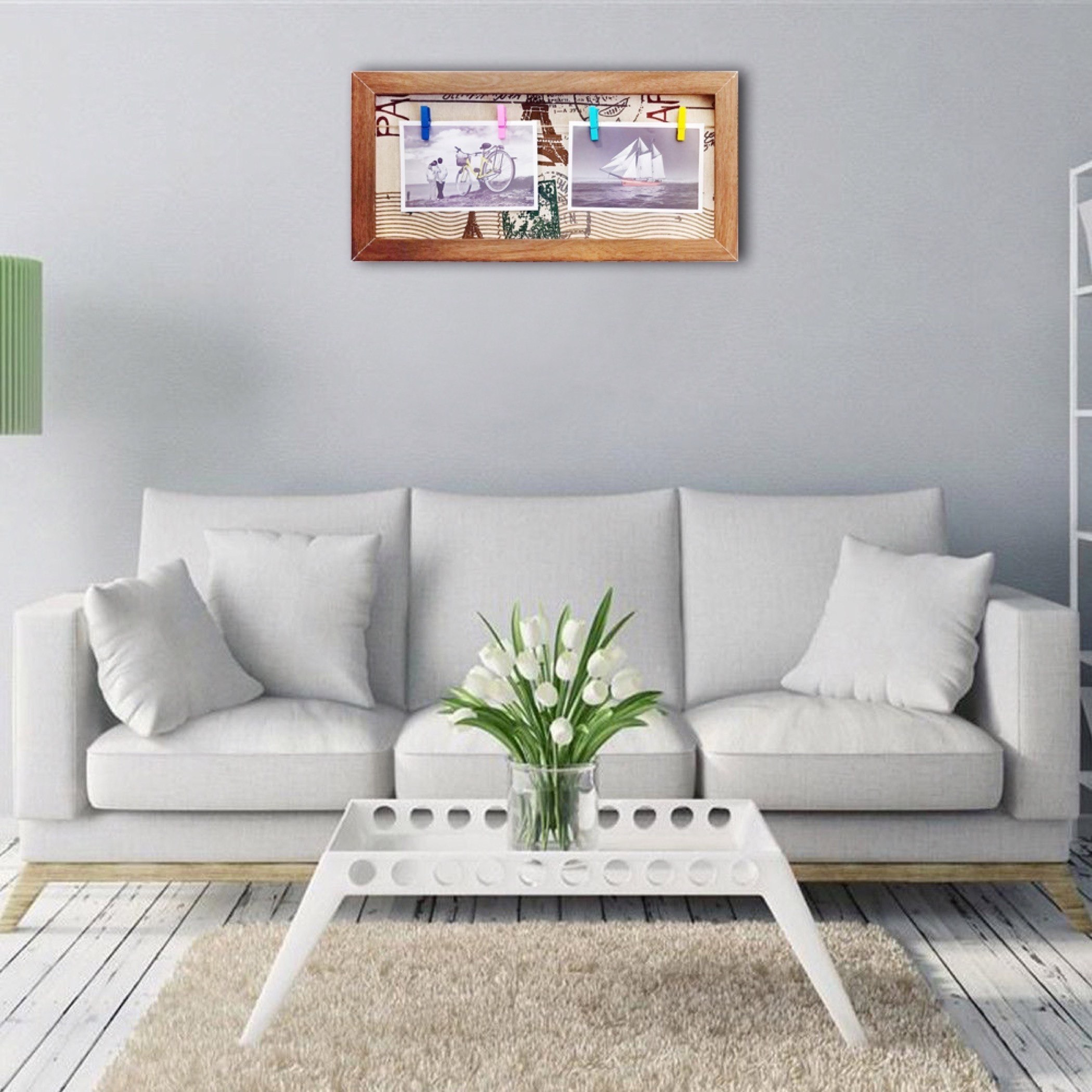 إطار صور بتصميم باريس من إميلي  - 20x40 سم-hbxkidsandyouth-walldecor-photoframes-image-2
