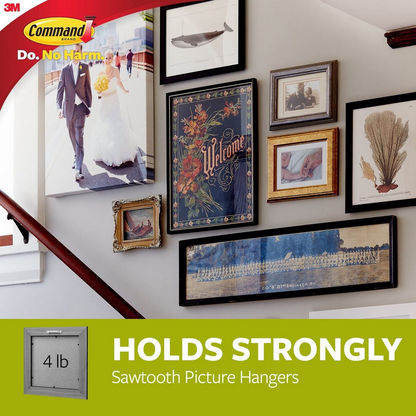 3M Picture Hanger with Water Resistant Strips