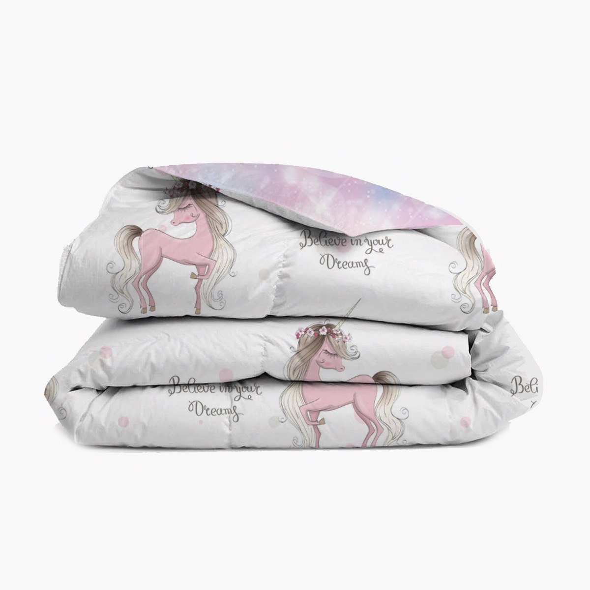 طقم لحاف بطبعات يونيكورن رقميّة قطعتين من موديش - 135x220 سم-hbxhomeware-hbxkidsandyouth-image-2