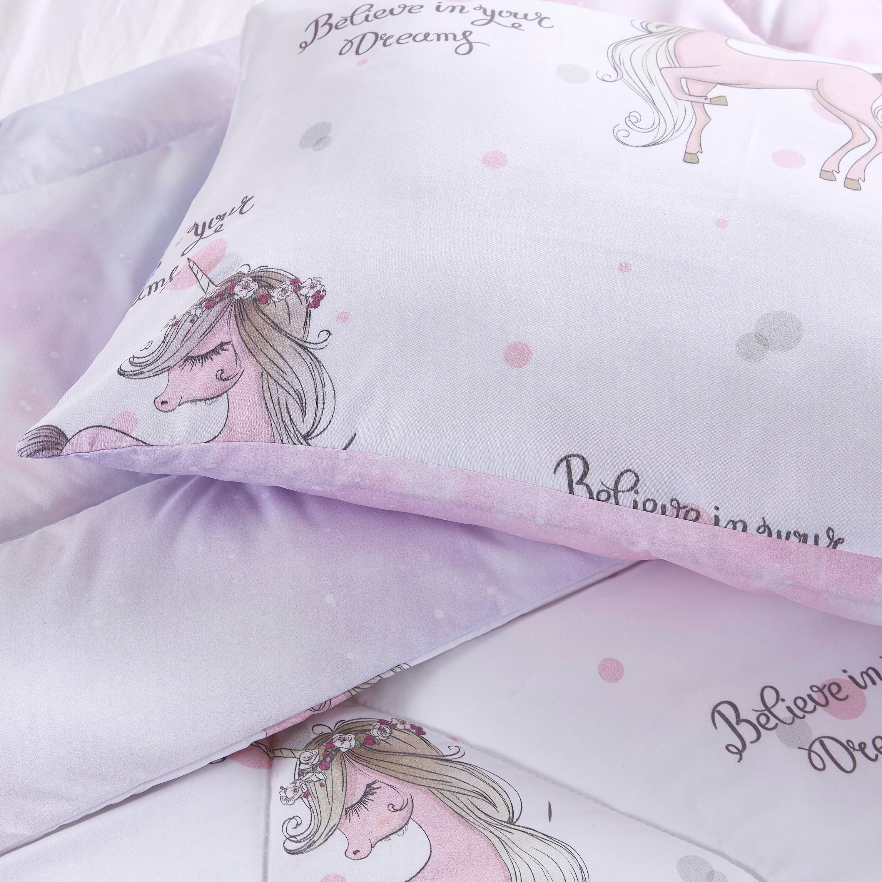 طقم لحاف مزدوج من قطعتين بطبعات رقمية يونيكورن من موديش- 160x220 سم-hbxhomeware-hbxkidsandyouth-image-5